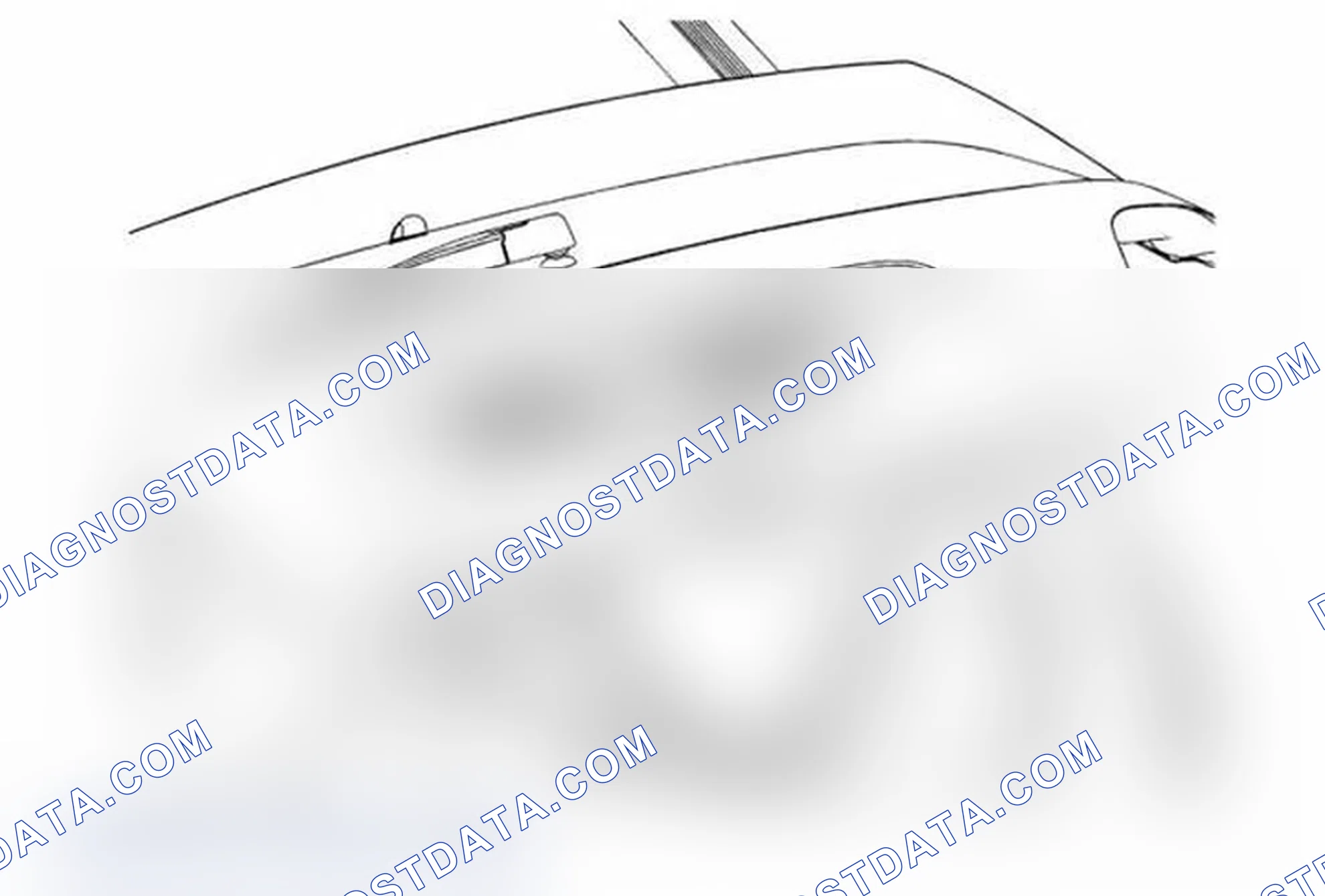 Scheme 34: Rear License Plate Lamp Bulb Replacement (Hatchback)