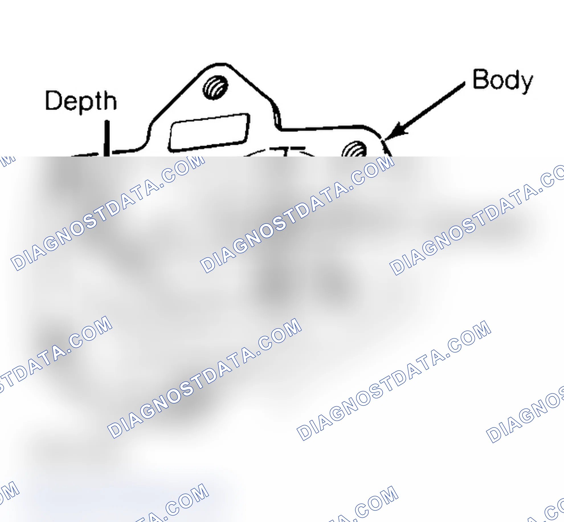 Scheme 35: Measuring Oil Pump Gear Cavity