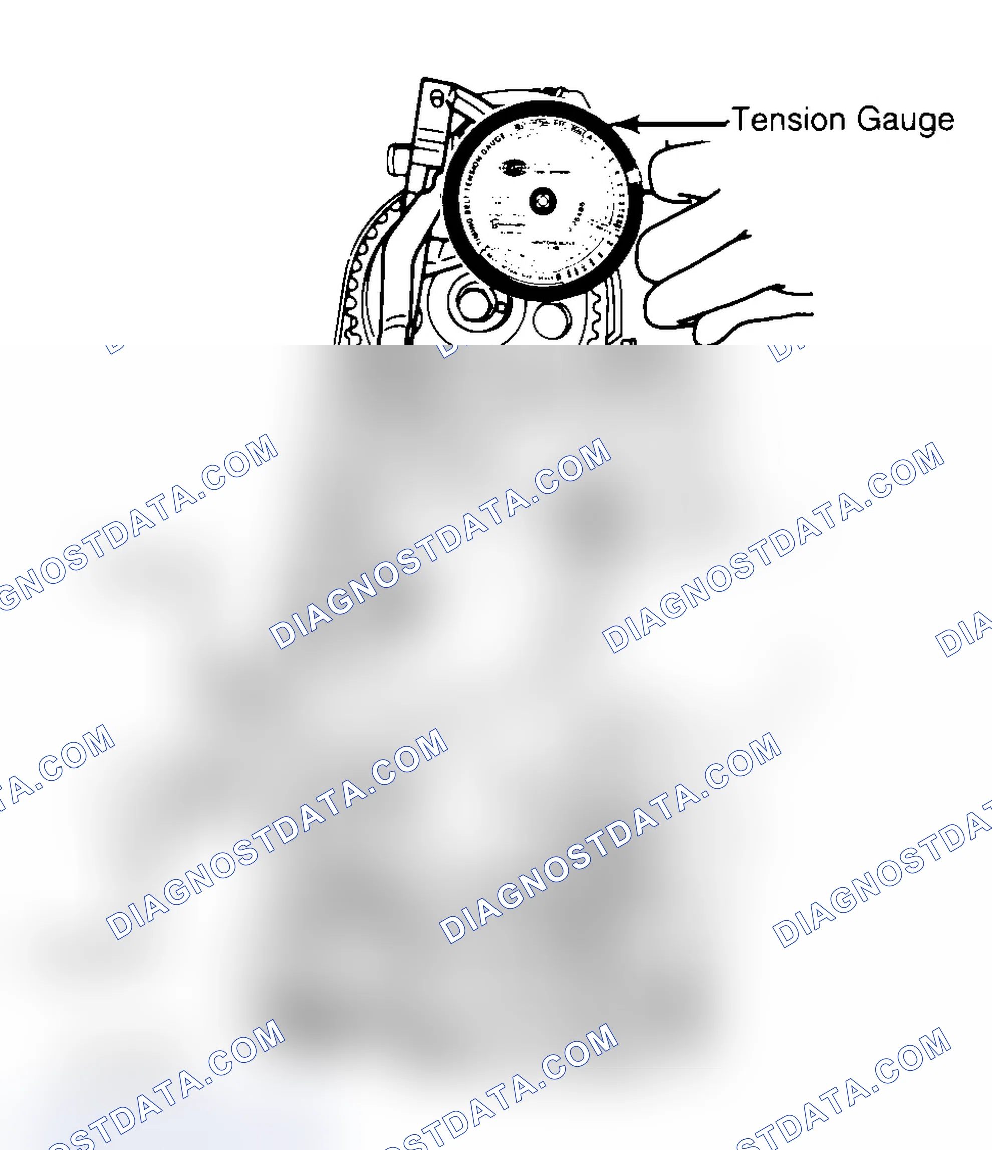 Scheme 28: Adjusting Typical Timing Belt Tension