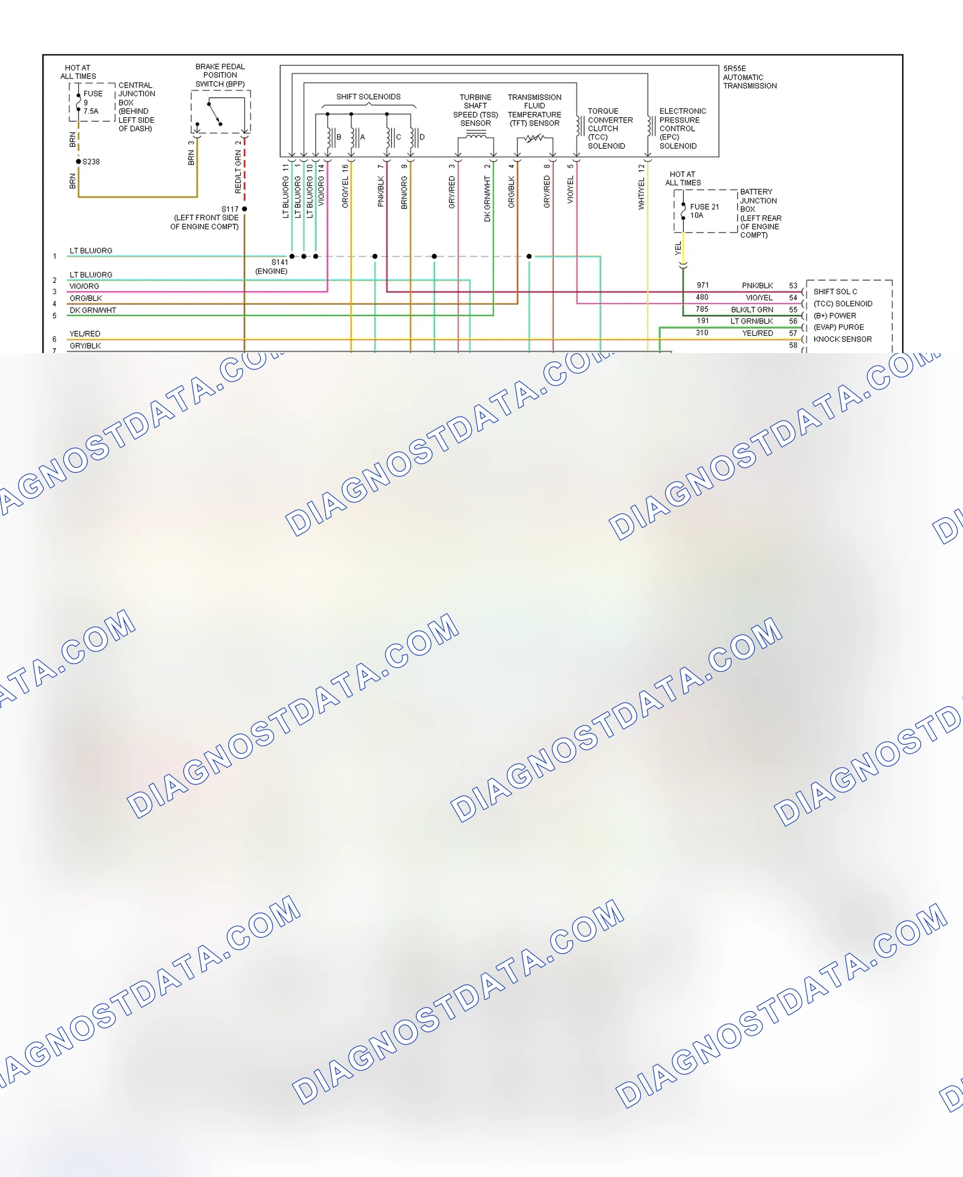 Scheme 161: PCM Wiring Diagram (Ranger - 4.0L - 4 Of 4)