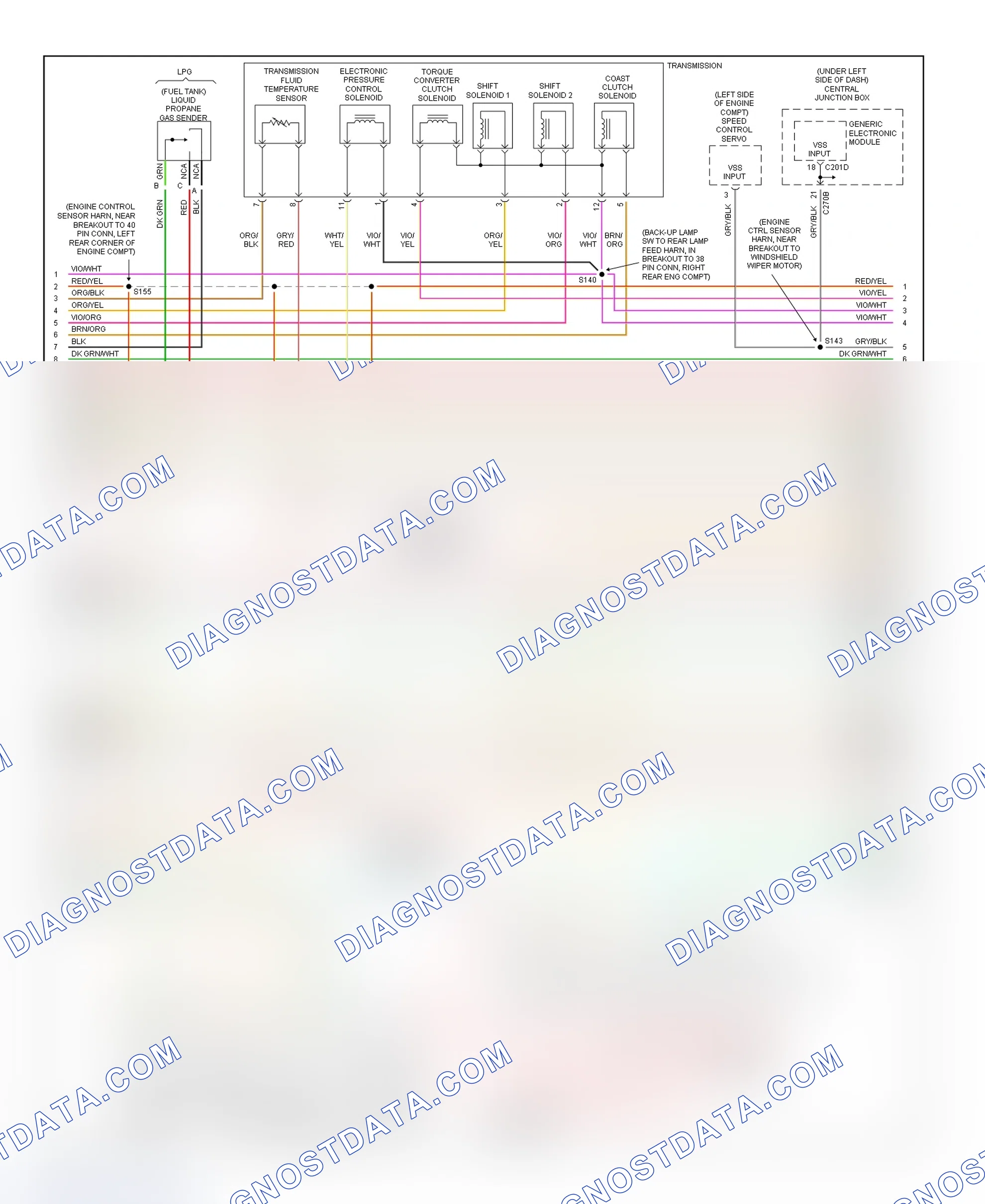 Scheme 139: PCM Wiring Diagram (Pickup - F150 - 5.4L Bi-Fuel - 4 Of 5)