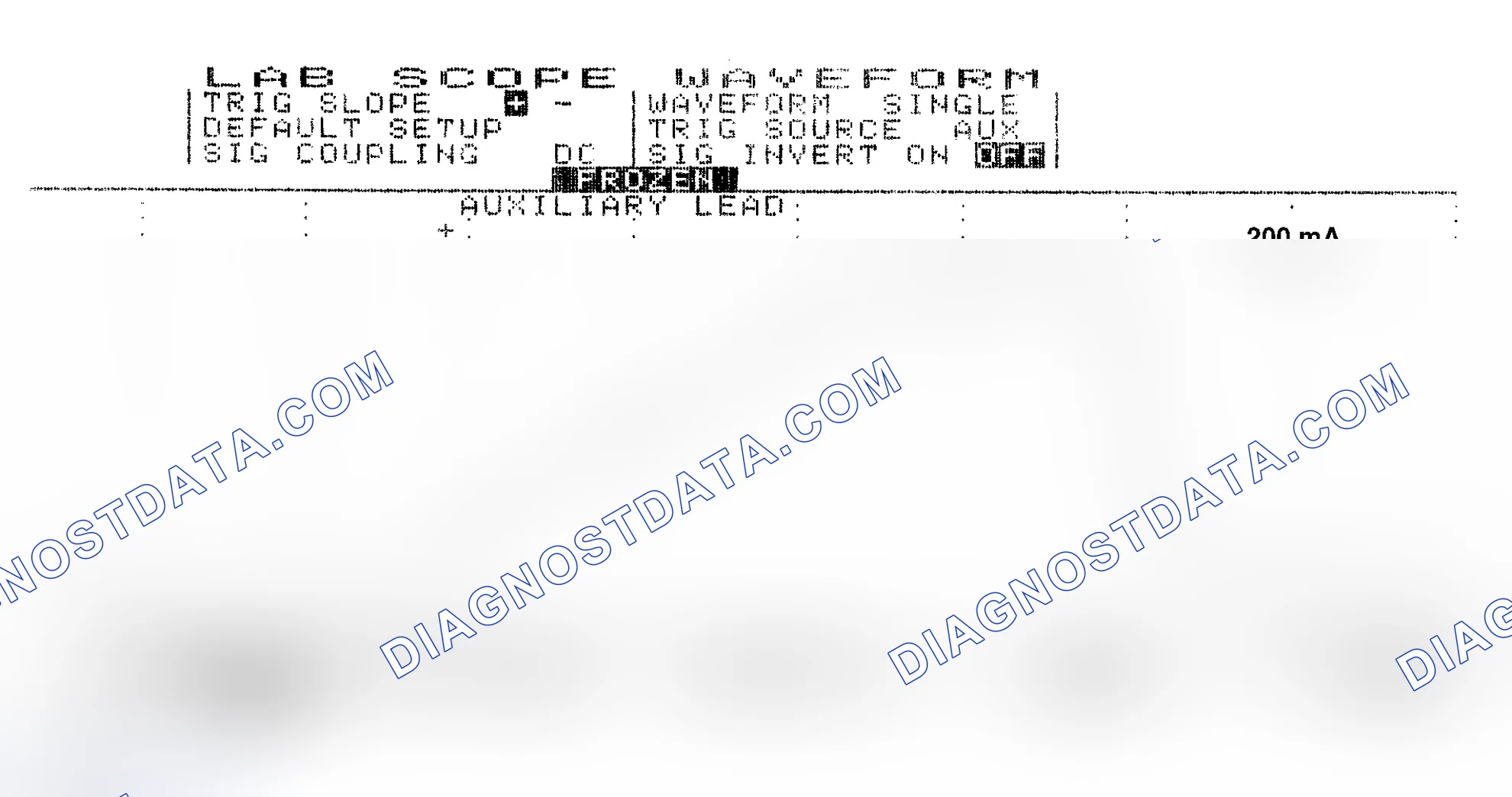 Scheme 13: Single Injector w/Normal Current Flow - Current Pattern