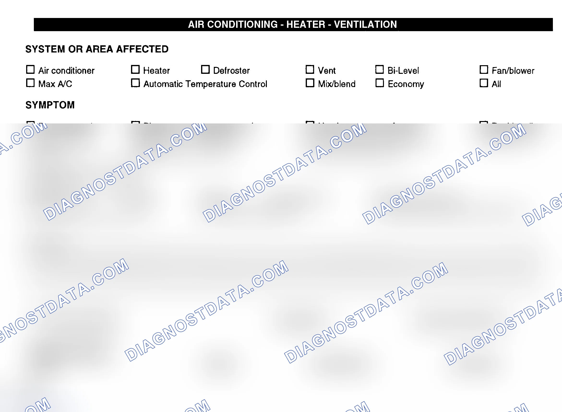 Scheme 8: Air Conditioning, Heater & Ventilation