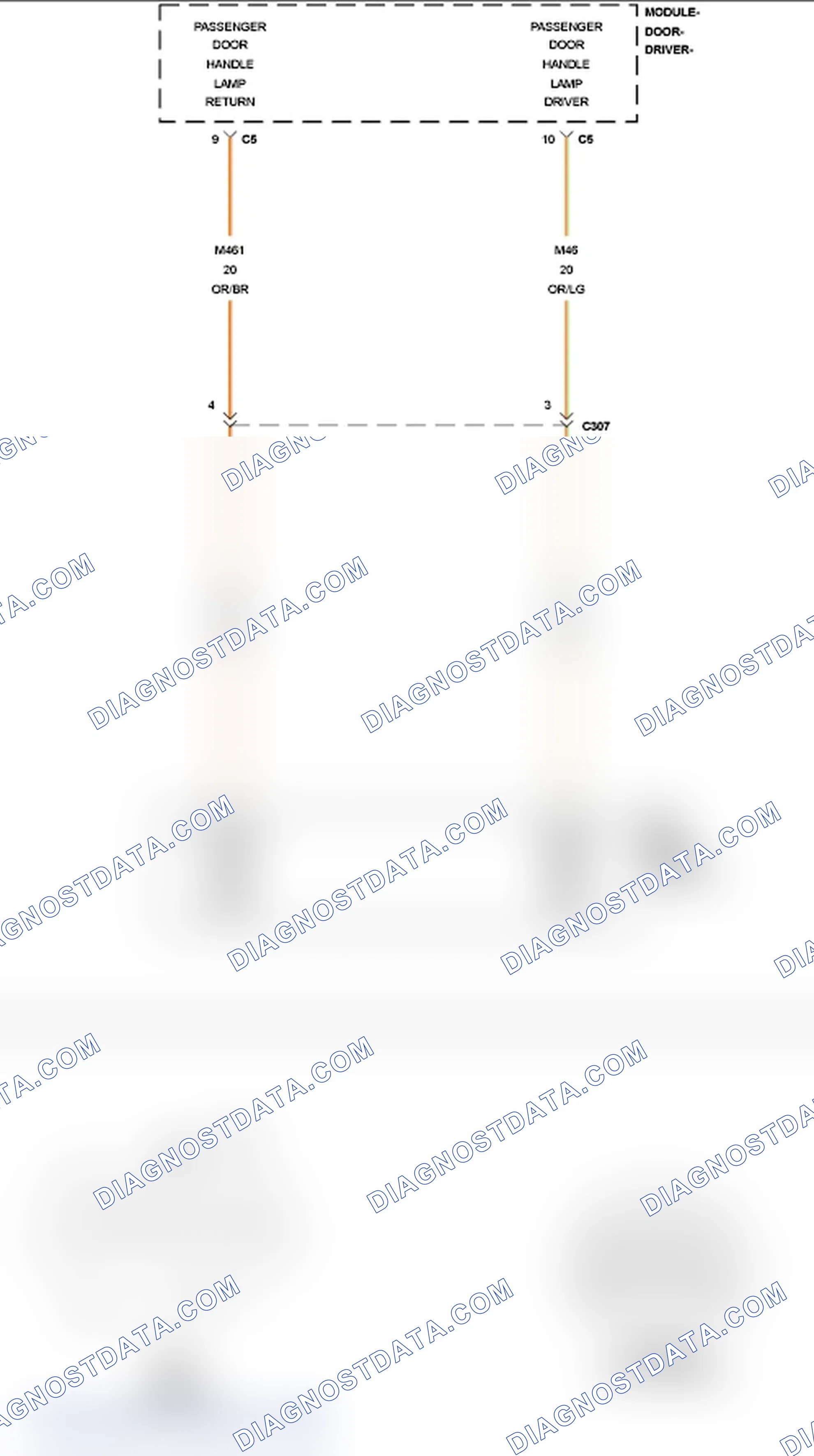 Scheme 431: B1676-11-PASSENGER COURTESY LAMP CONTROL-CIRCUIT SHORT TO GROUND