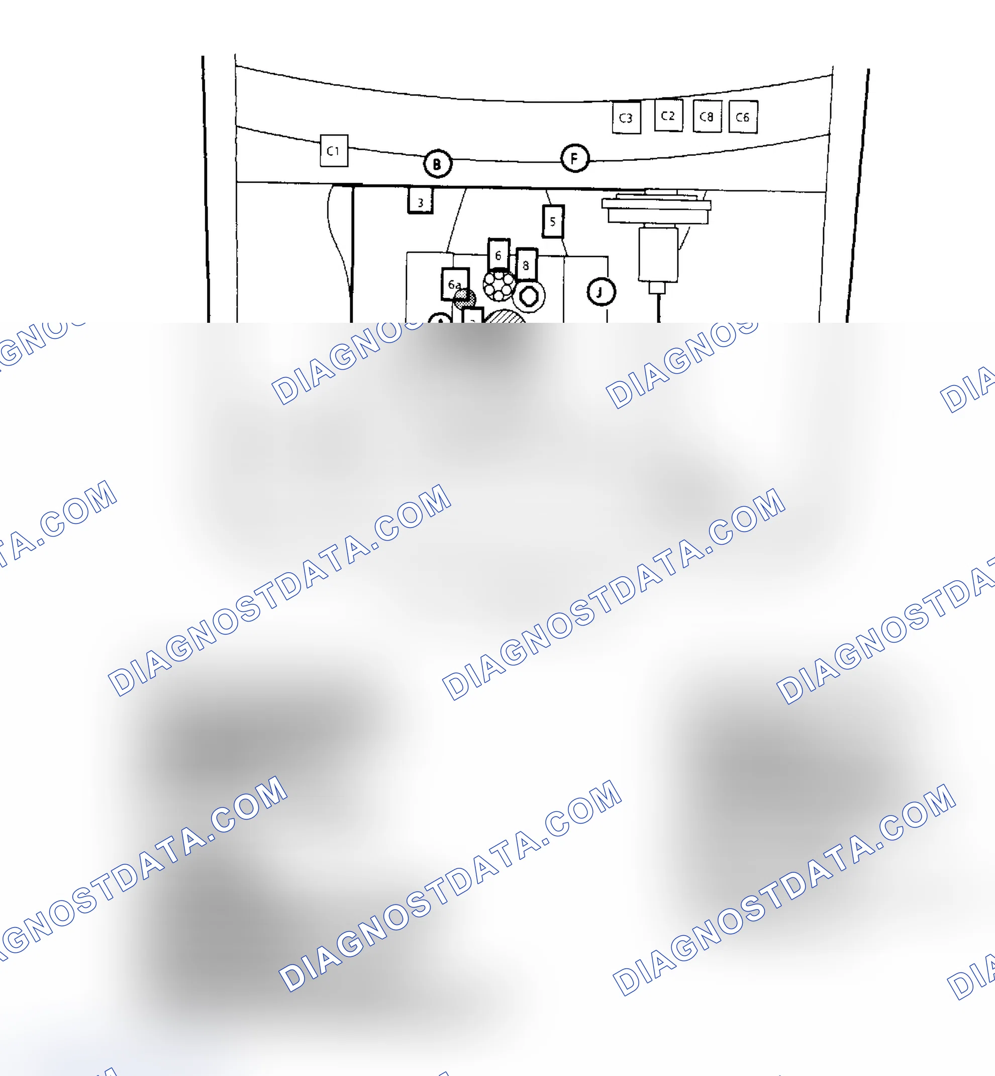Scheme 56: Component Locations for "C/K" Series 4.3L