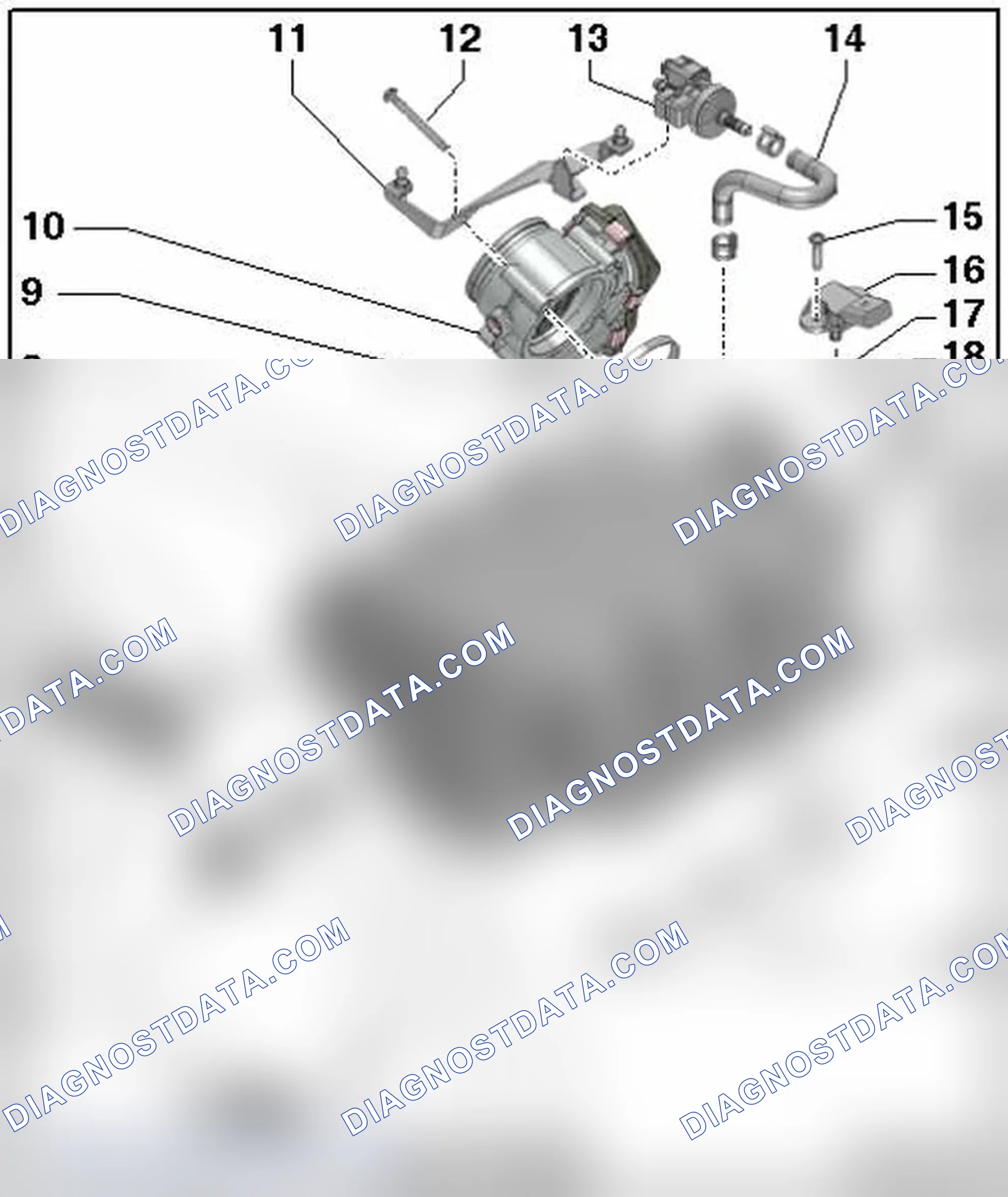 Scheme 97: UPPER INTAKE MANIFOLD OVERVIEW