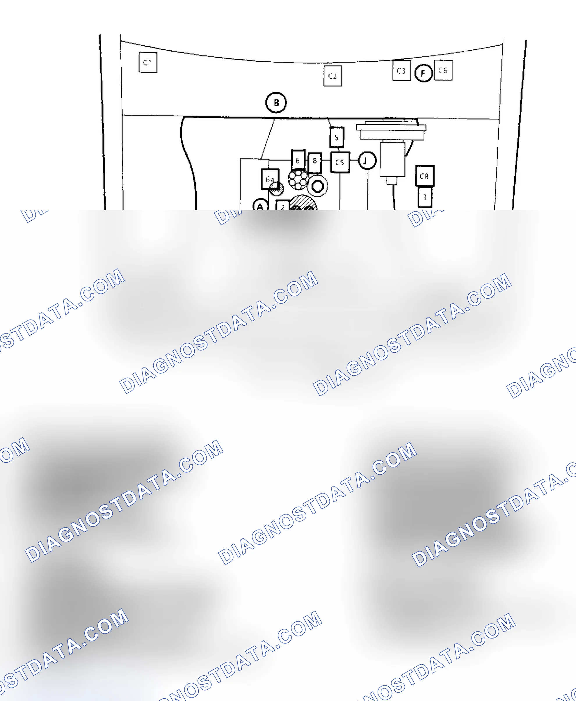 Scheme 140: Component Locations for "S/T" Series 4.3L
