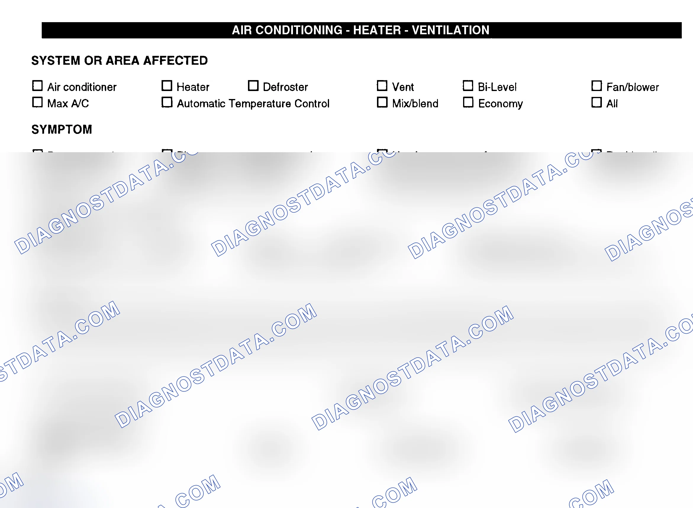 Scheme 8: Air Conditioning, Heater & Ventilation