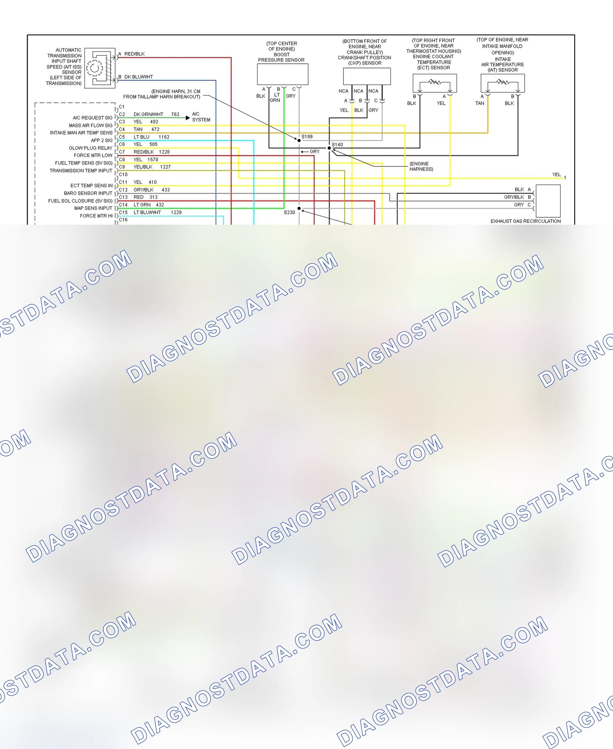 Scheme 79: PCM Wiring Diagram (Pickup, Suburban & Tahoe - 6.5L - 1 Of 4)