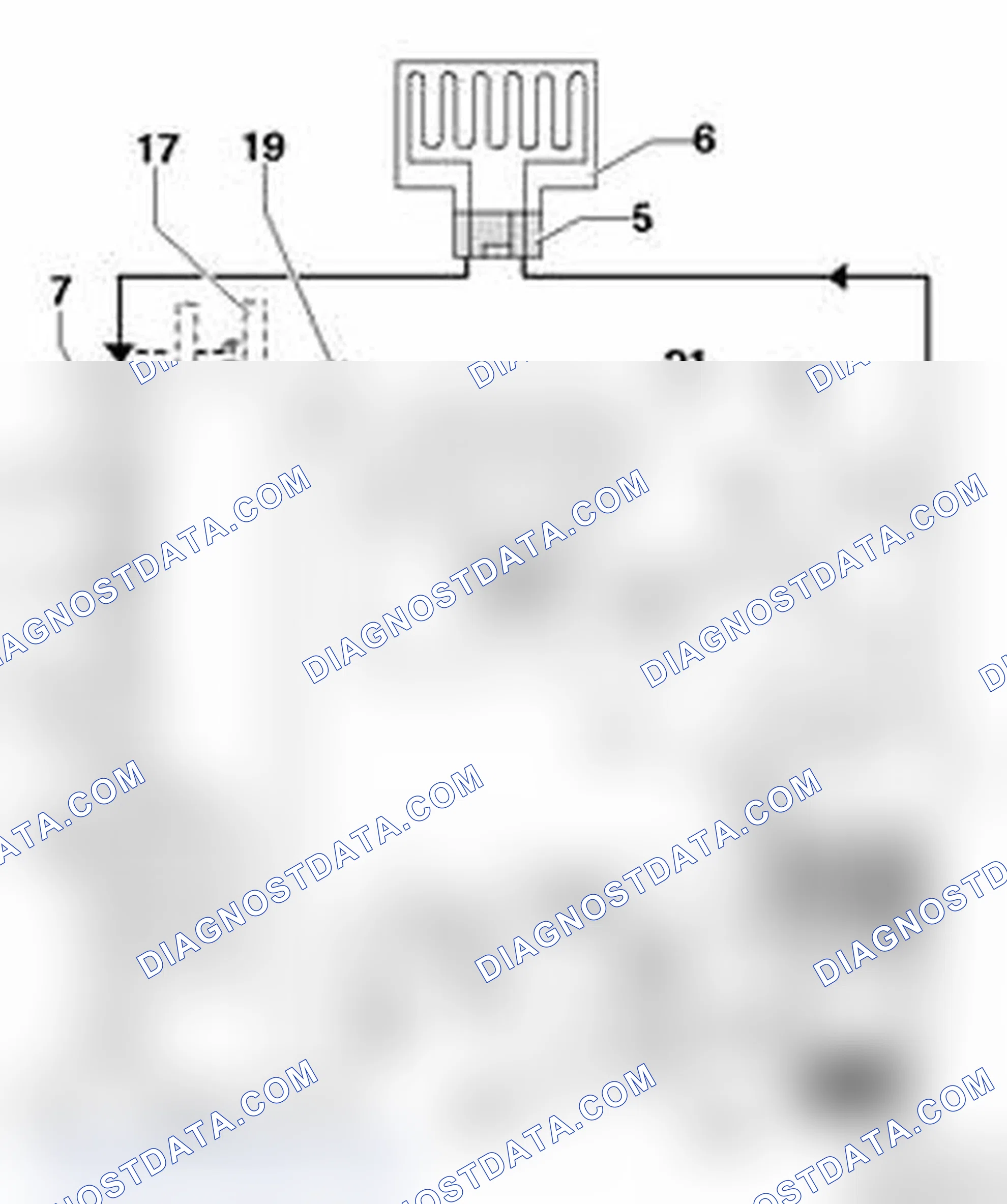 Scheme 33: Refrigerant circuit with expansion valve, fluid reservoir and second evaporator