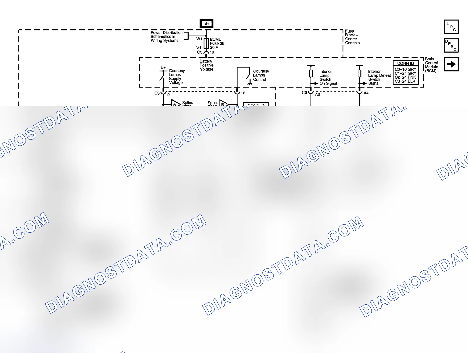 Scheme 11: Interior Lights Schematics