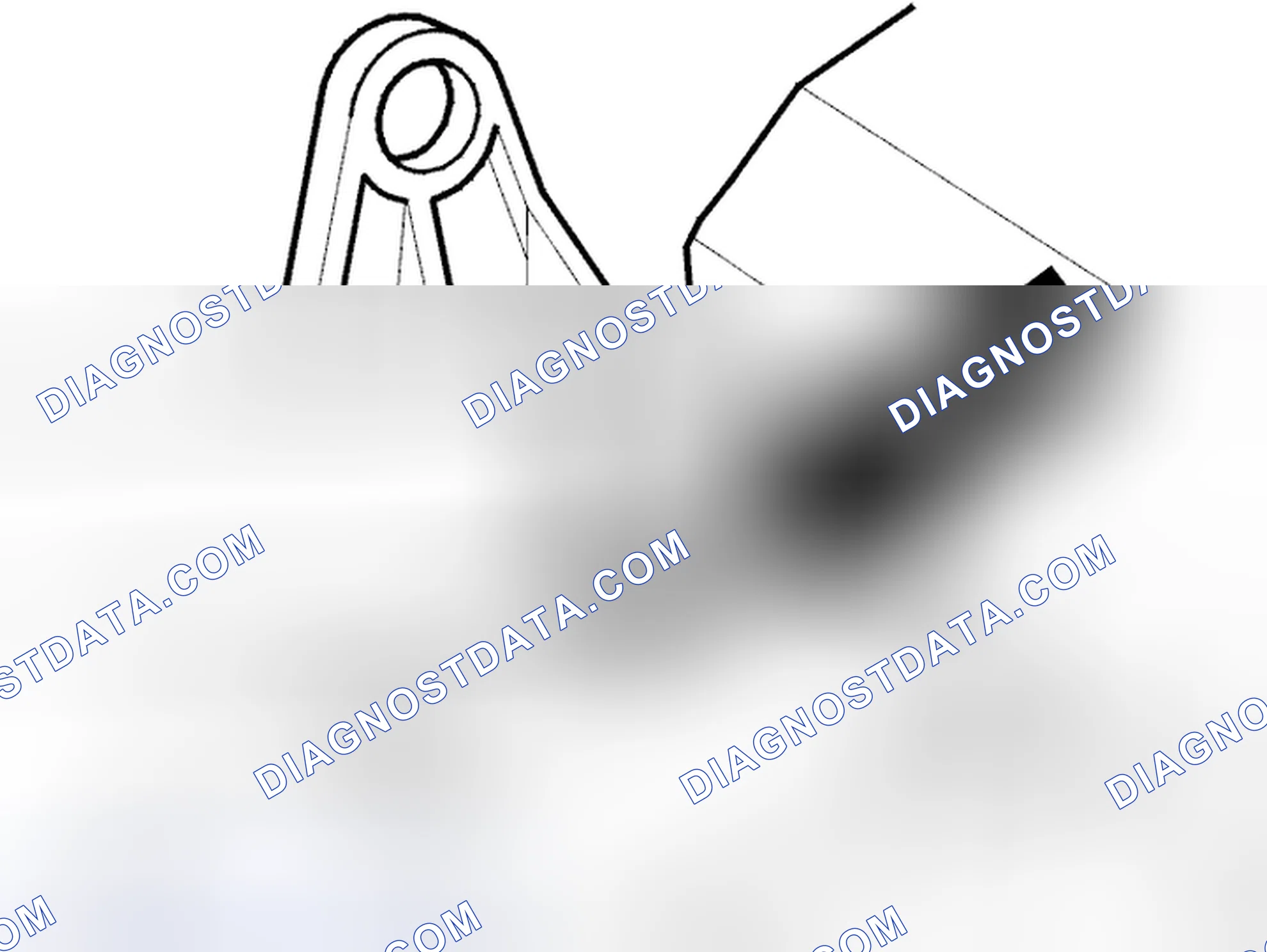 Scheme 129: Engine temperature sensor, 5-cylinder