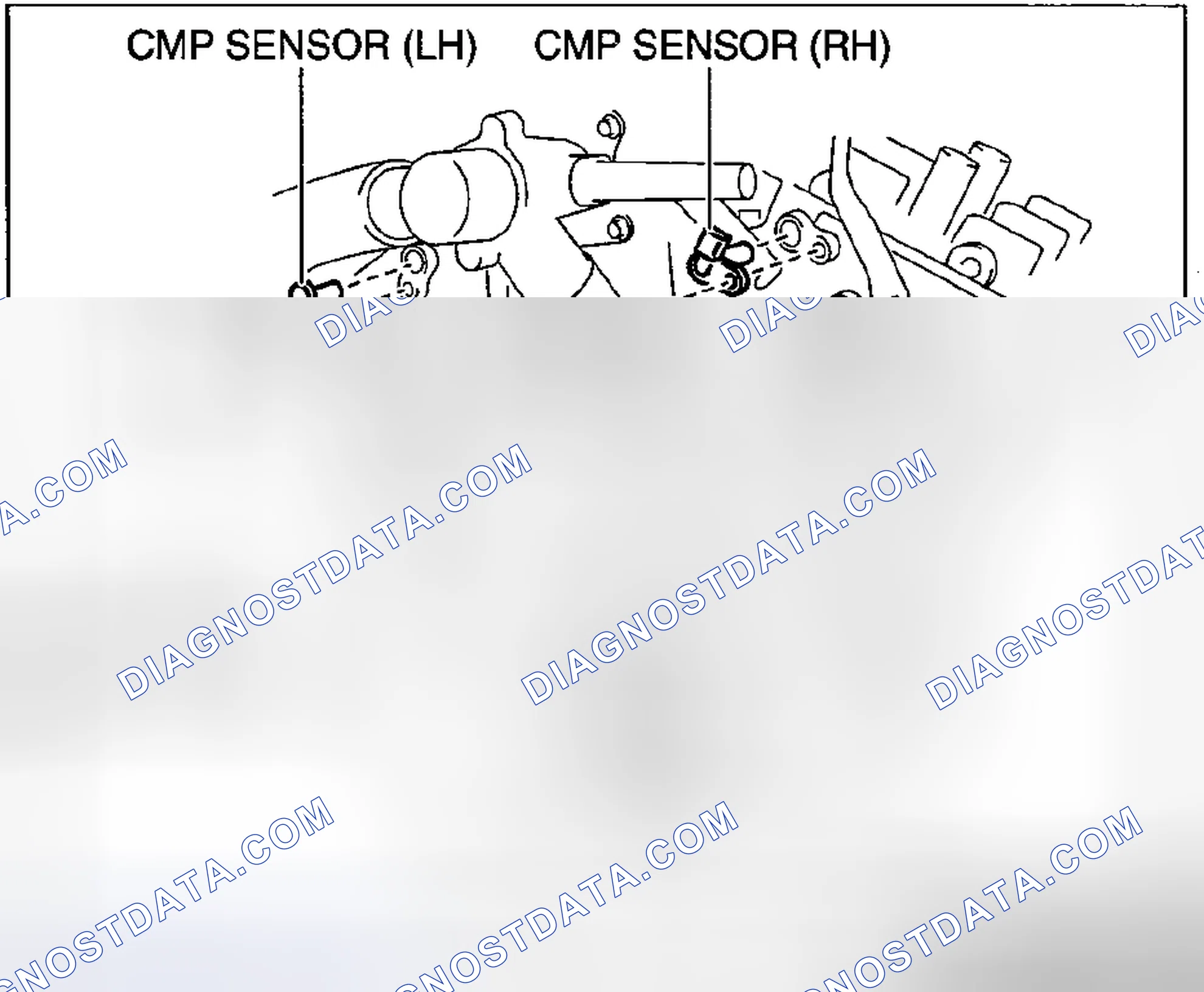 Scheme 44: CAMSHAFT POSITION (CMP) SENSOR REMOVAL/INSTALLATION [MZI-3.7]