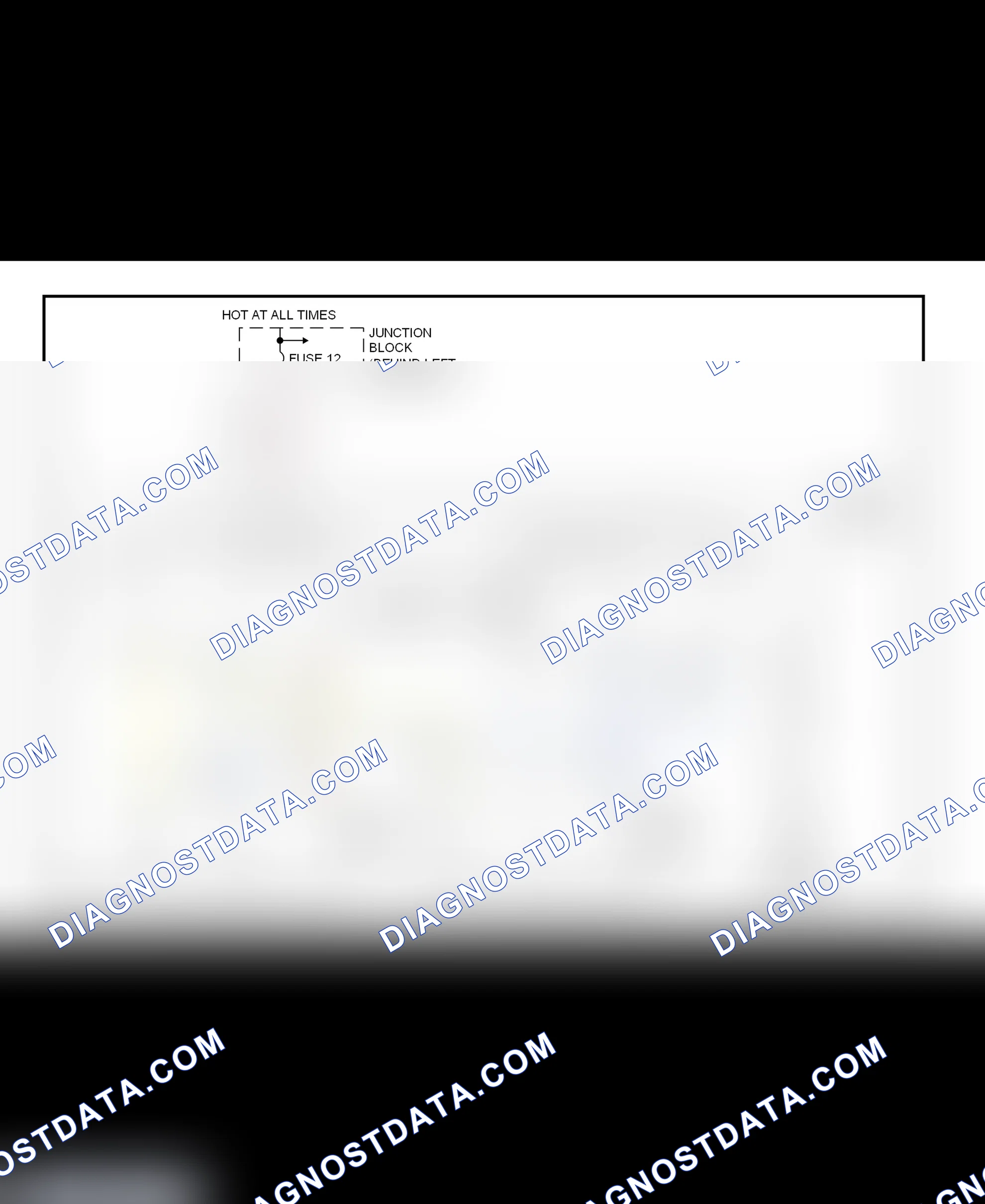 Scheme 5: Power Mirror System Wiring Diagram (Ram Van & Ram Wagon)
