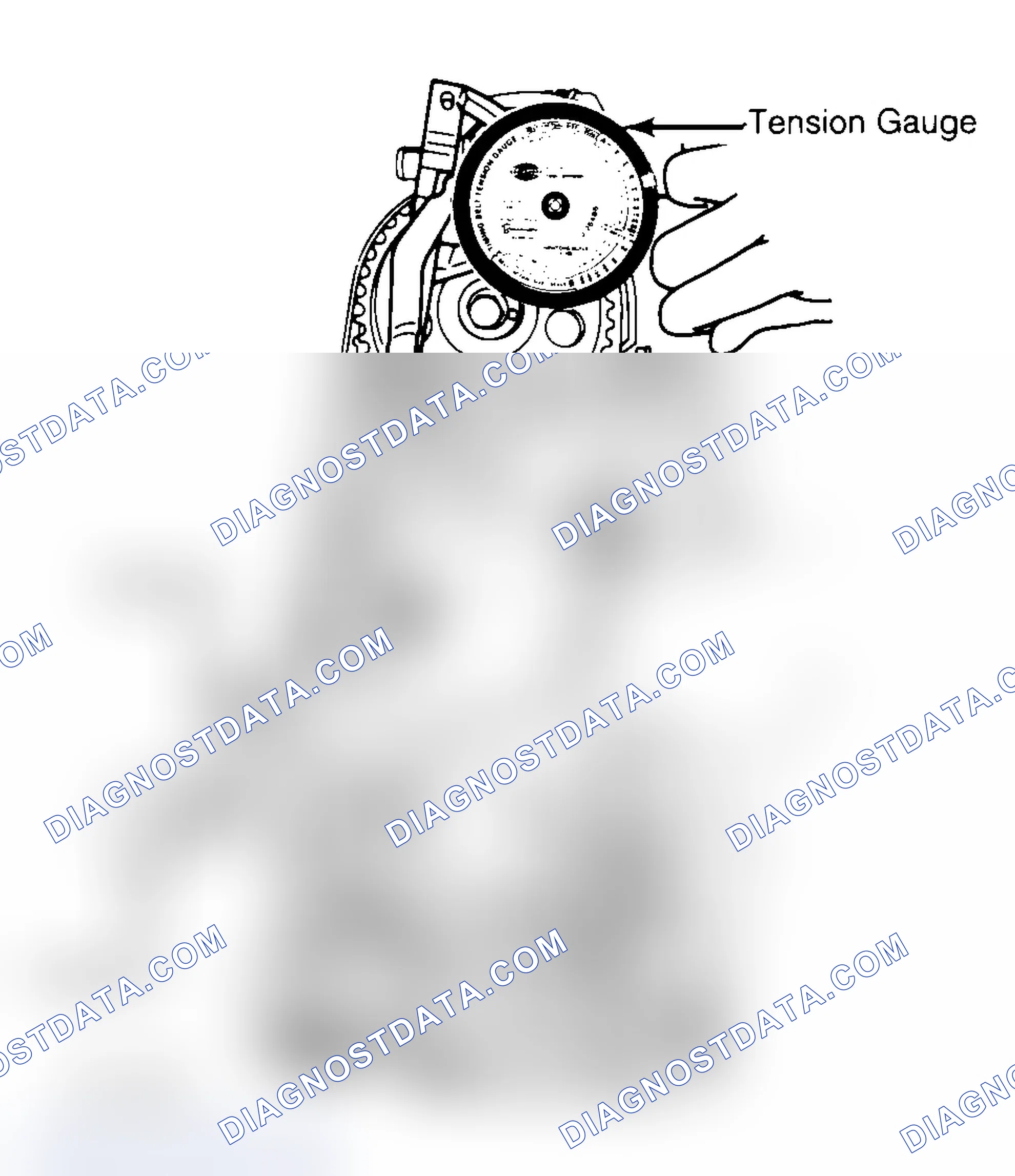 Scheme 28: Adjusting Typical Timing Belt Tension