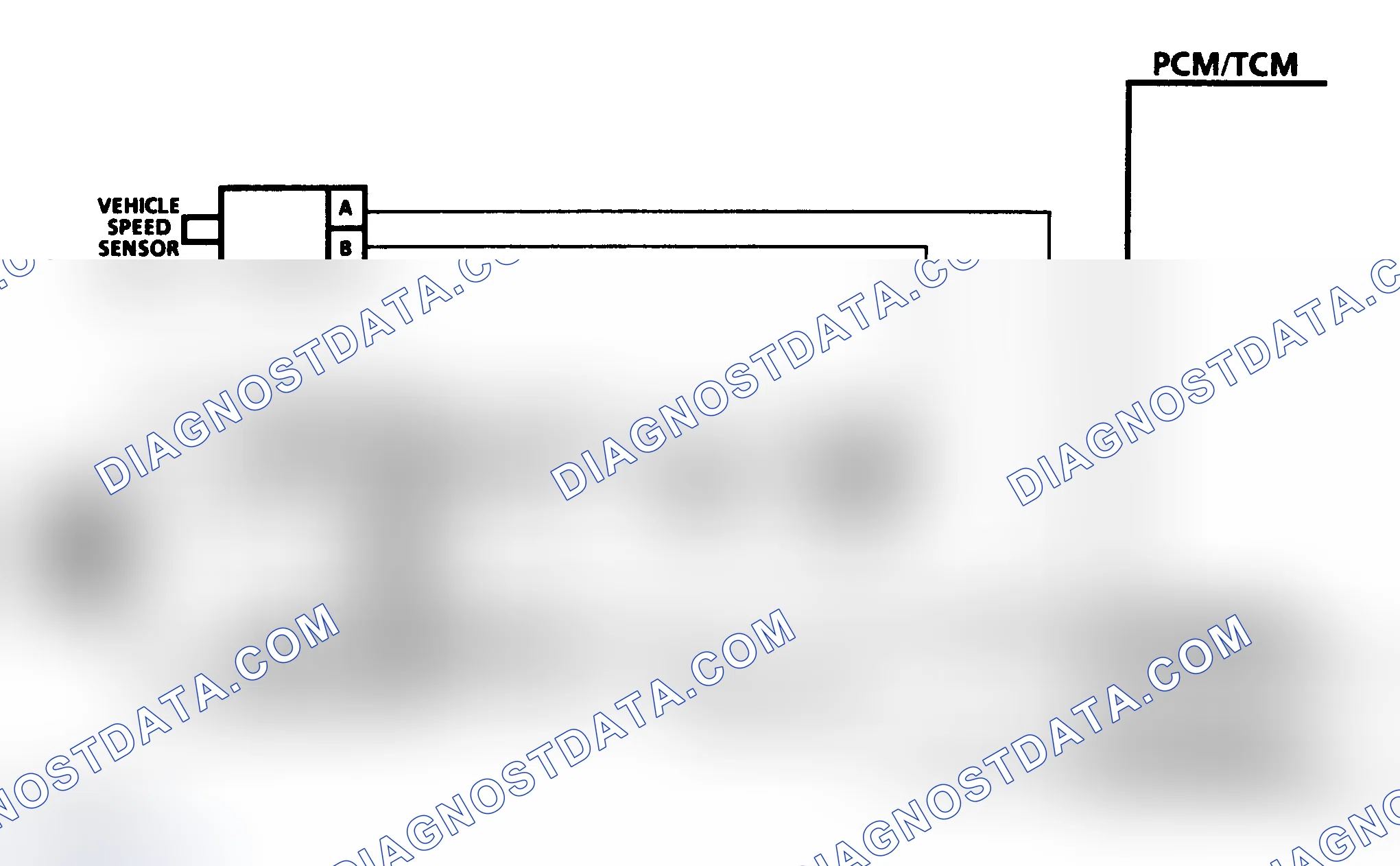 Scheme 418: OUTPUT SPEED SENSOR CIRCUIT (1992 2WD)