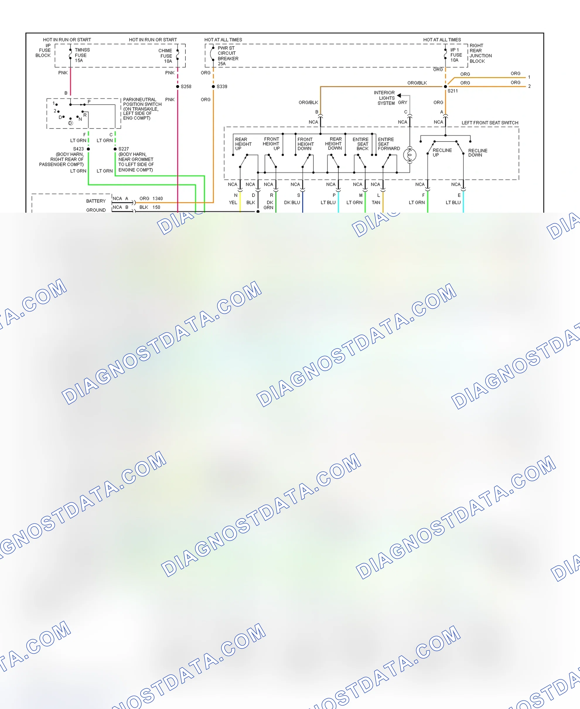 Scheme 1: Memory System Wiring Diagram (Aurora 1 Of 2)