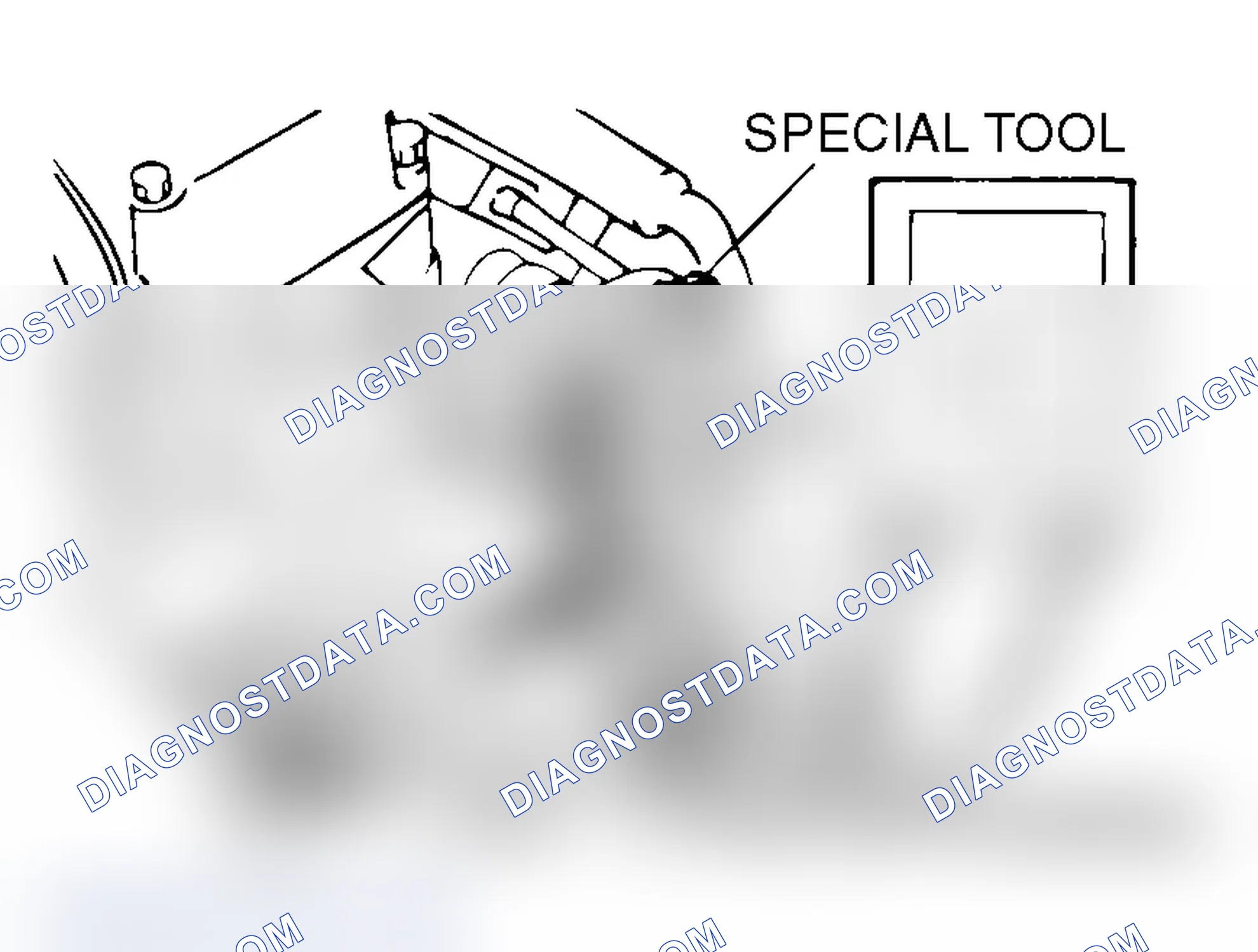 Scheme 5: IF INSPECTING WITH THE CONNECTOR CONNECTED < WATERPROOF CONNECTORS >