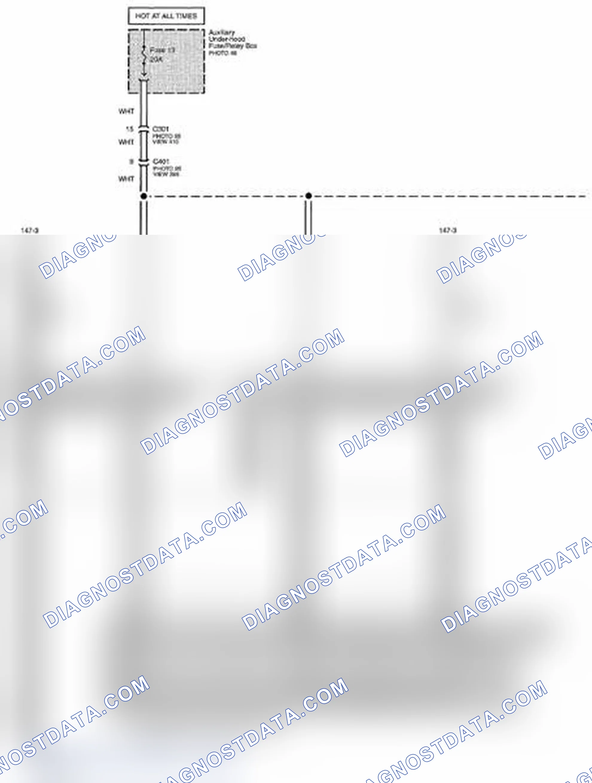 Scheme 314: Rear Seat Heaters Circuit Diagram (Page 147-4)