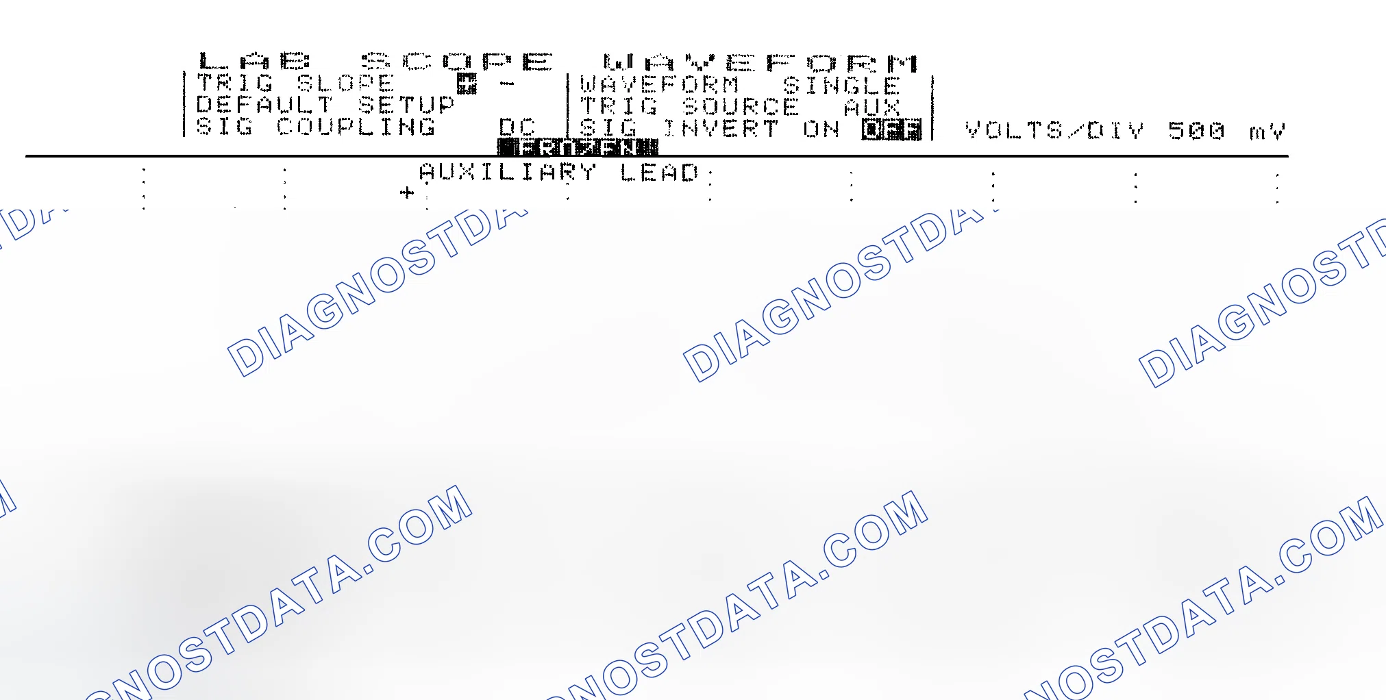 Scheme 14: Single Injector w/Excessive Current Flow - Current Pattern