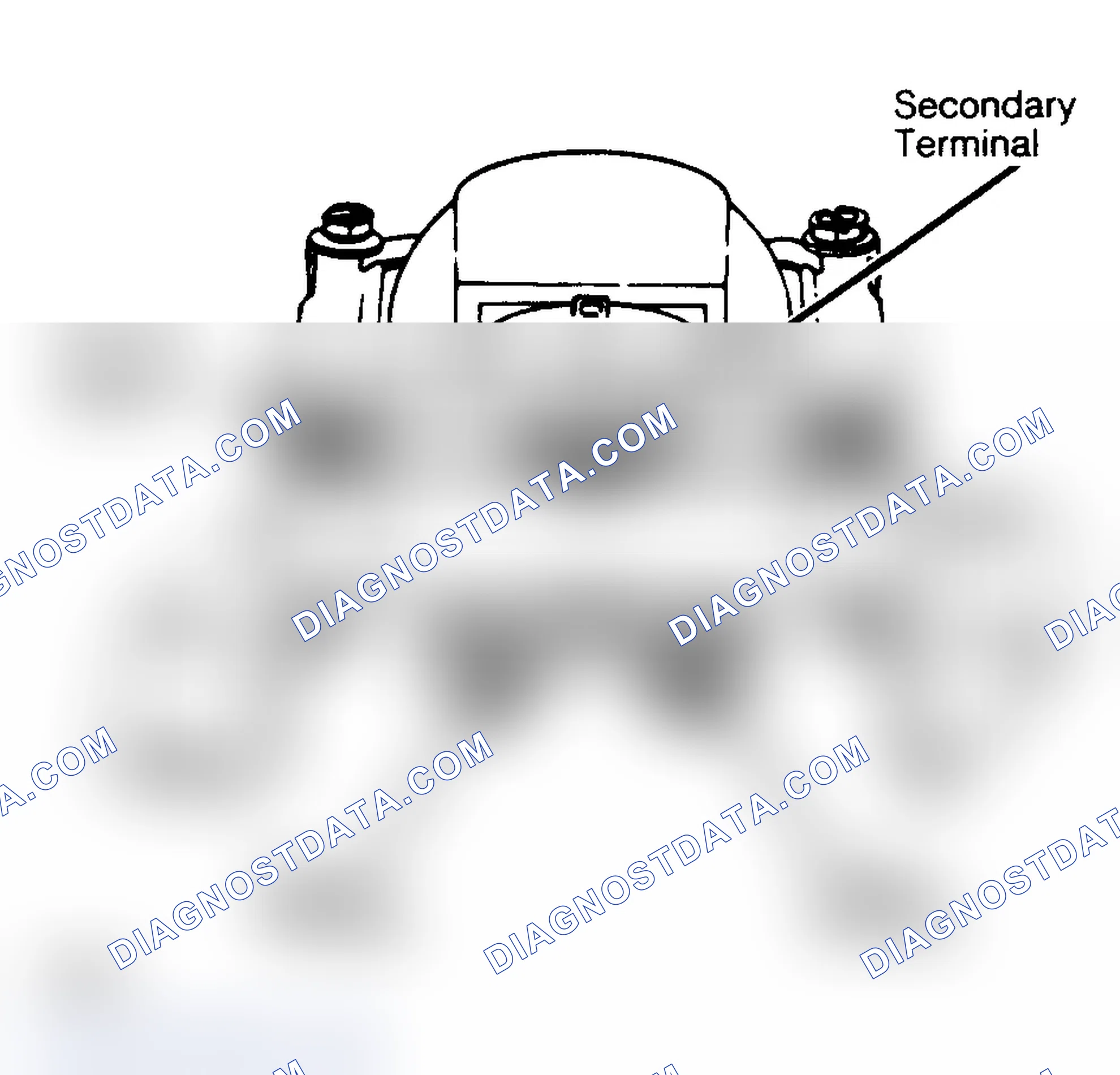 Scheme 15: Ignition Coil Resistance Test Points Remove all coil wires for testing.