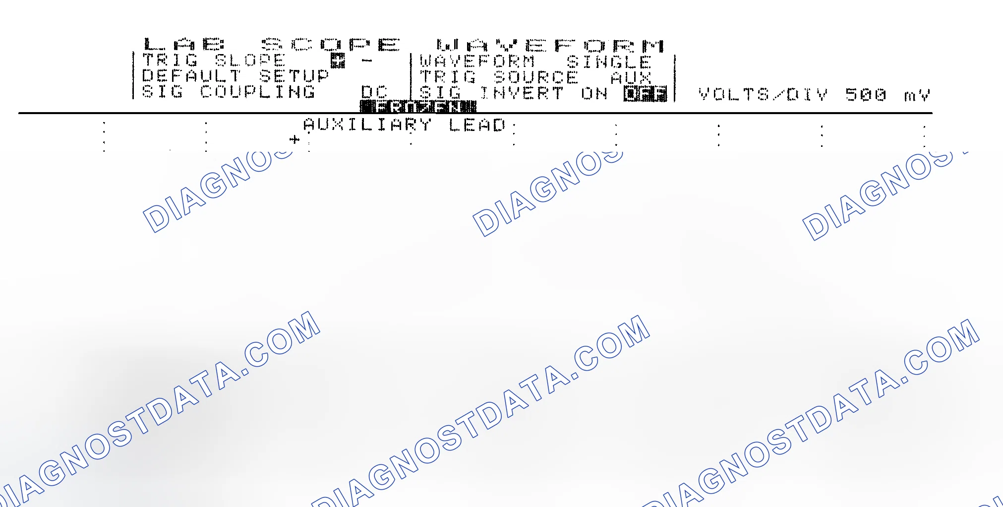 Scheme 14: Single Injector w/Excessive Current Flow - Current Pattern