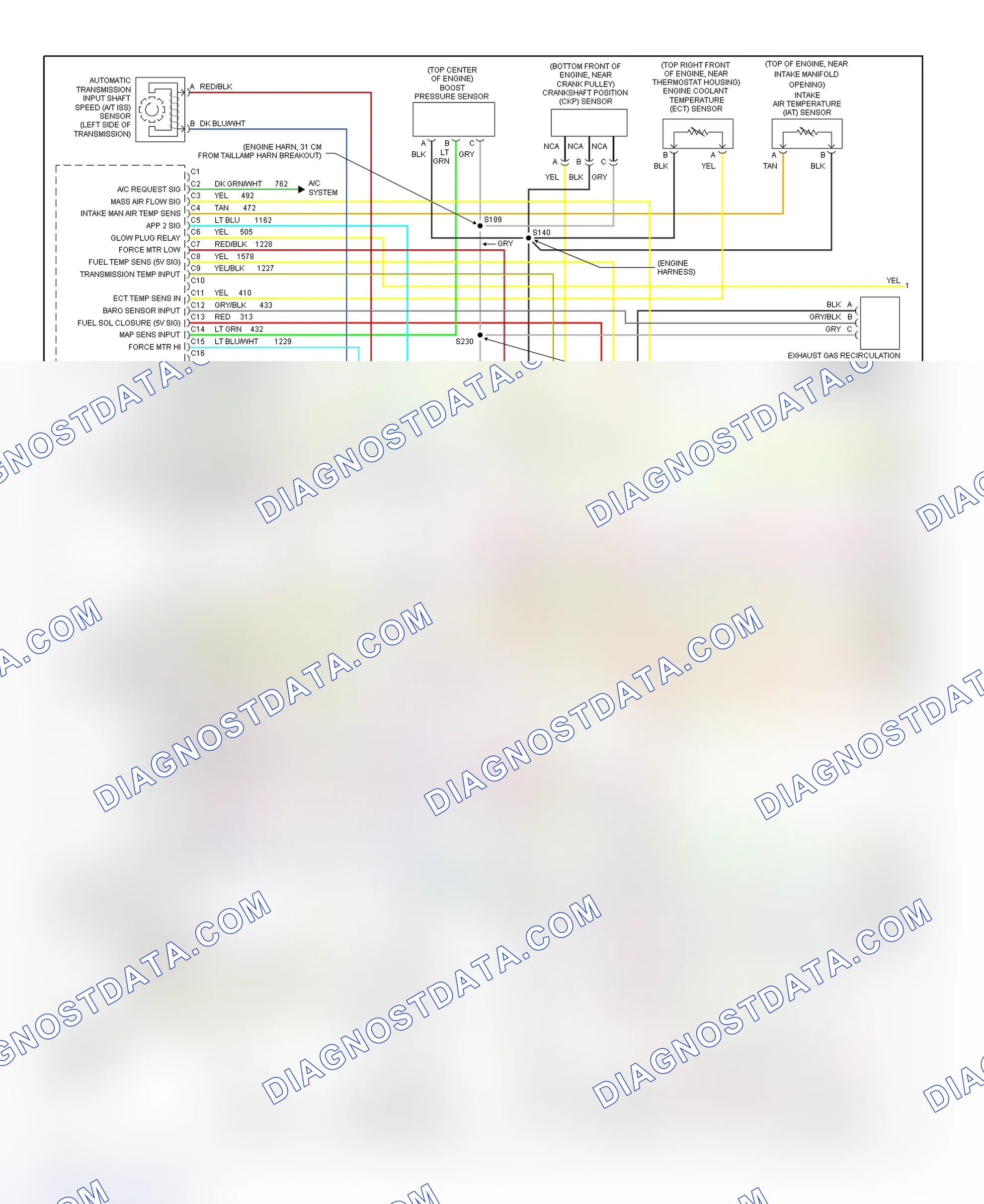 Scheme 79: PCM Wiring Diagram (Pickup, Suburban & Tahoe - 6.5L - 1 Of 4)