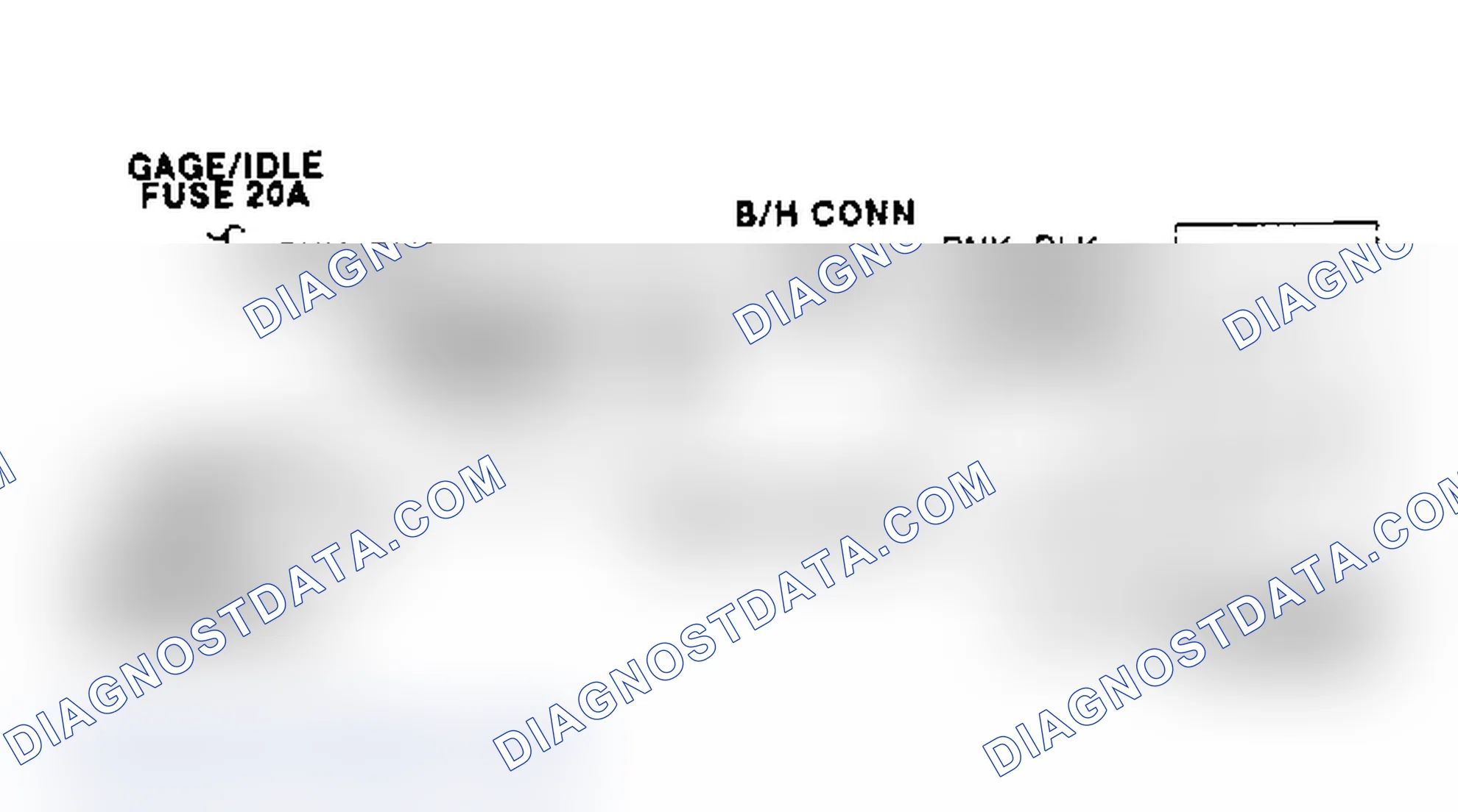 Scheme 7: Cooling Fan Wiring Diagram ("R" & "V" Series - 7.4L A/C)