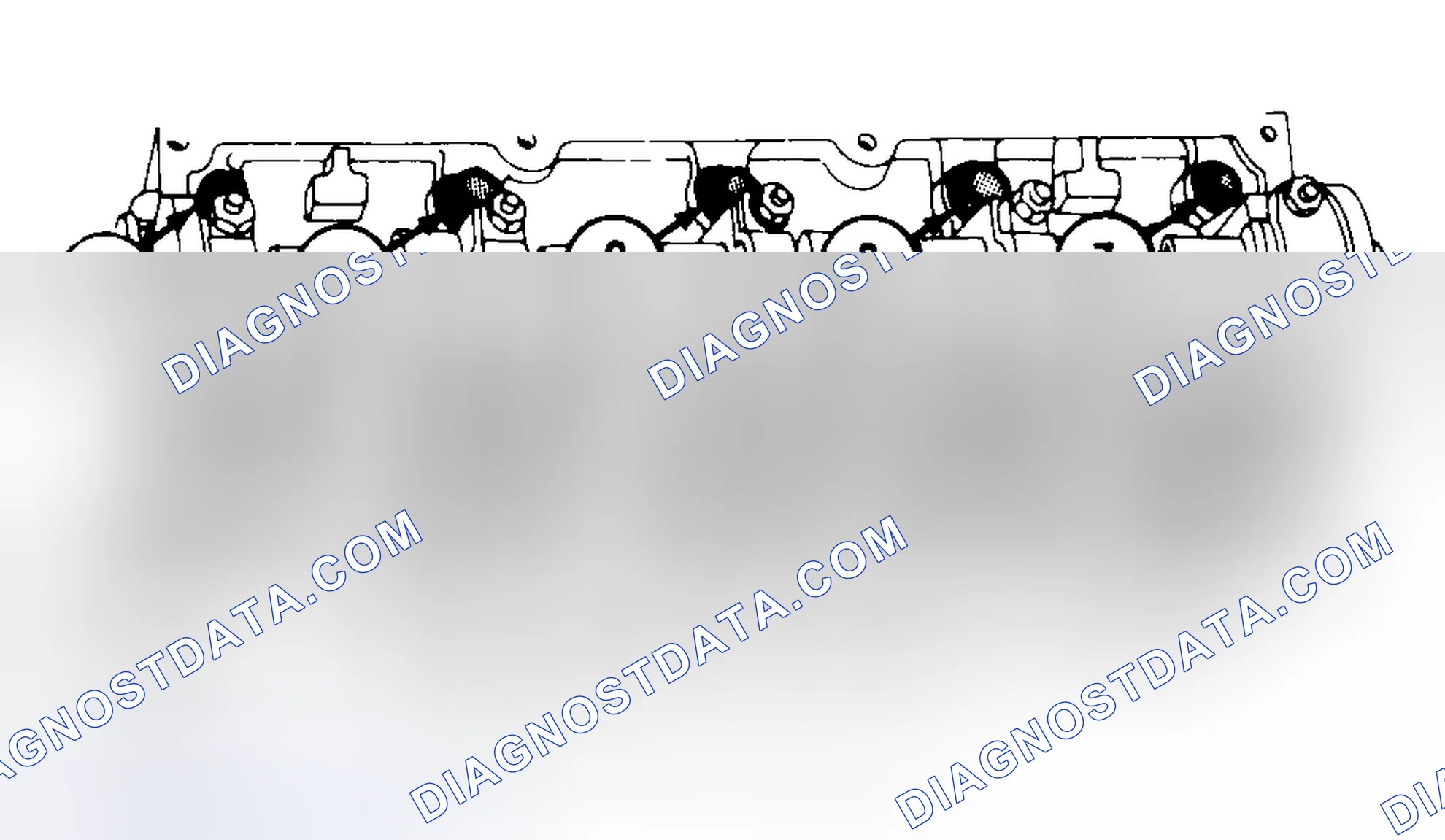 Scheme 7: Typical Cylinder Head Tightening or Loosening Sequence