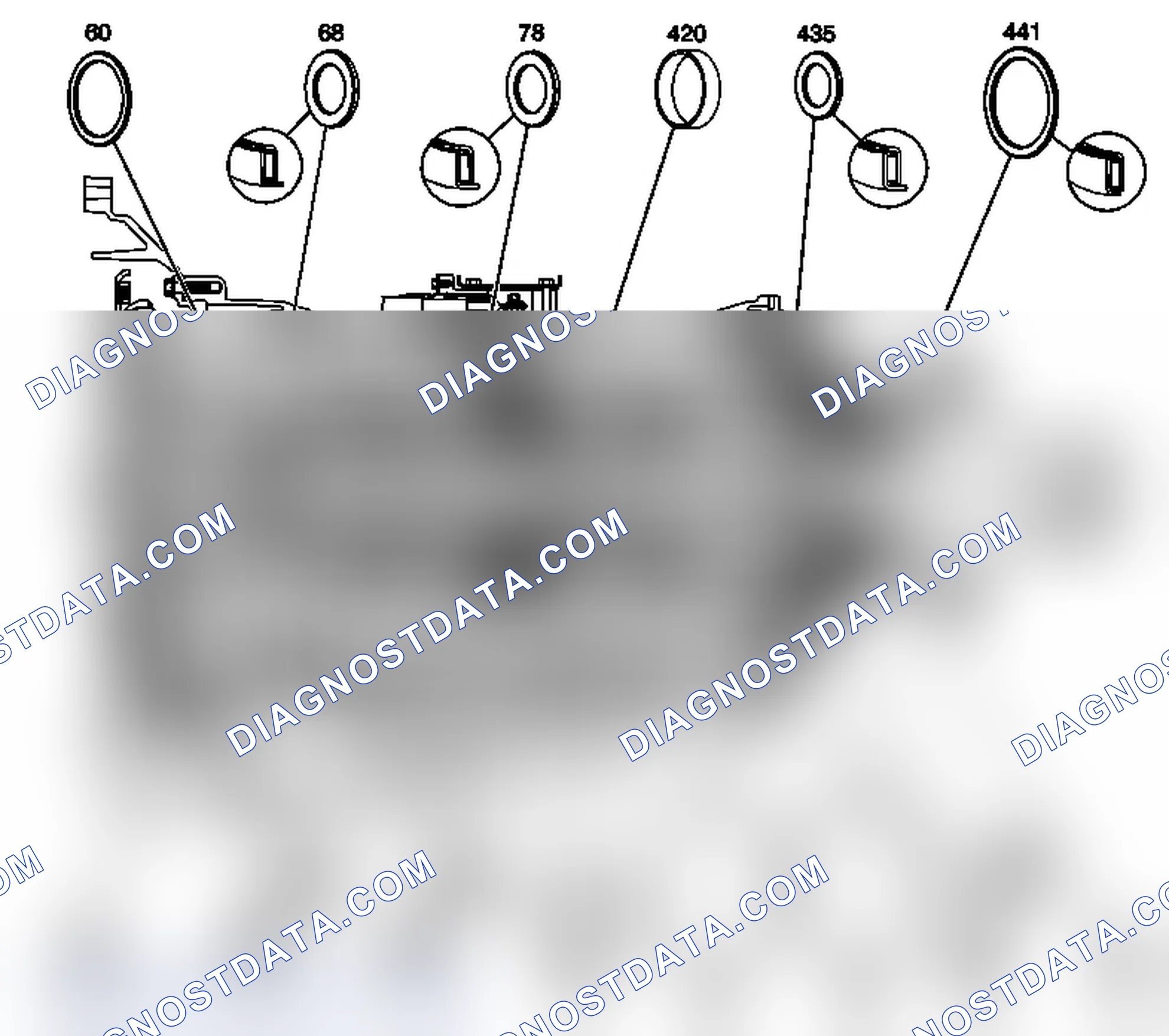 Scheme 361: Bushing, Bearing, and Washer Locations