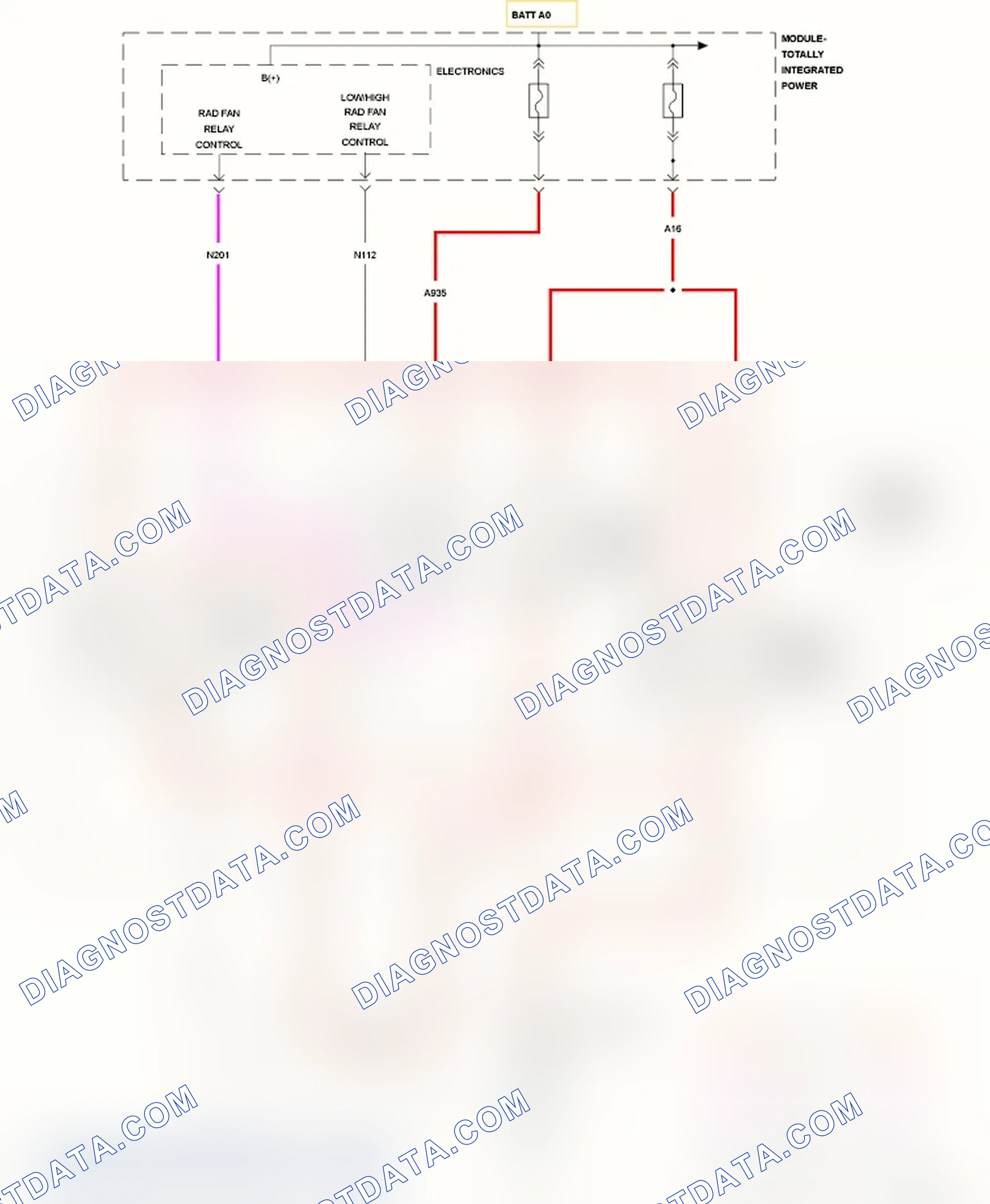 Scheme 473: CHECKING THE COOLING FAN OPERATION