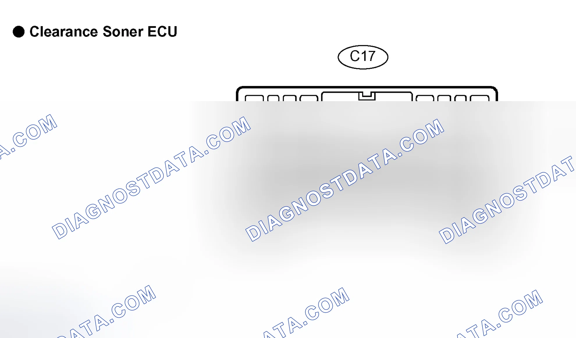 Scheme 49: Identifying Clearance Sensor ECU Terminals
