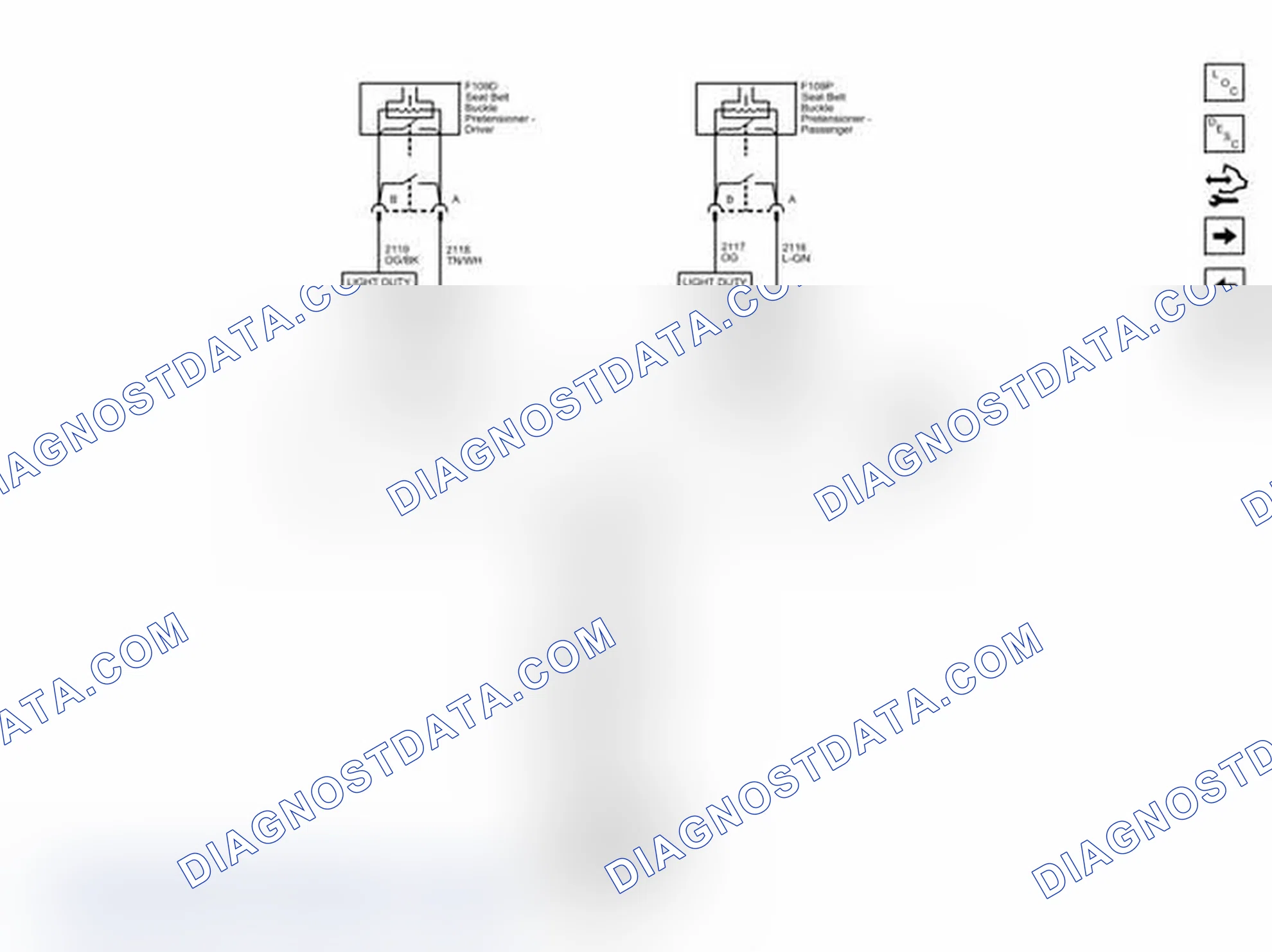Scheme 4: Inflatable Restraint Sensors Wiring Schematics