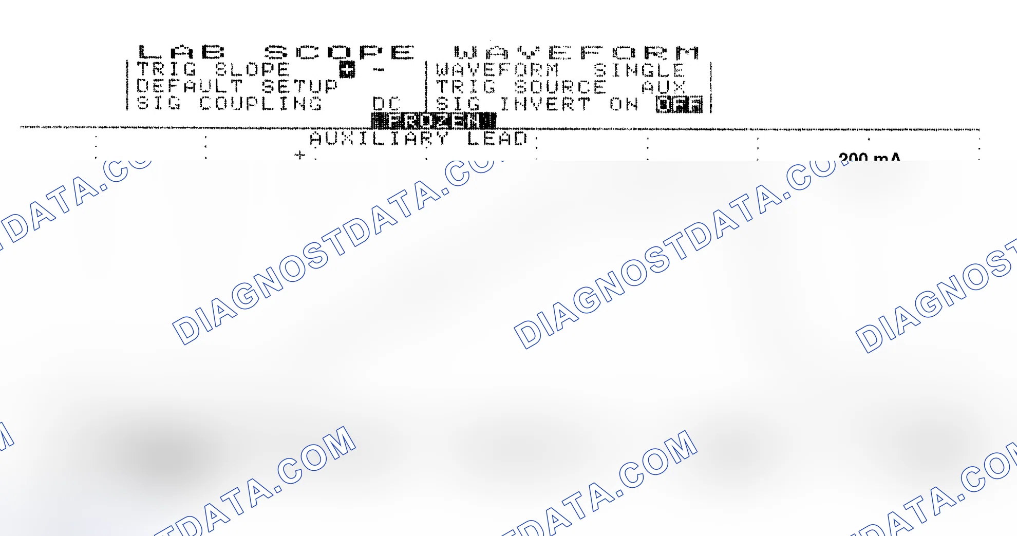 Scheme 13: Single Injector w/Normal Current Flow - Current Pattern