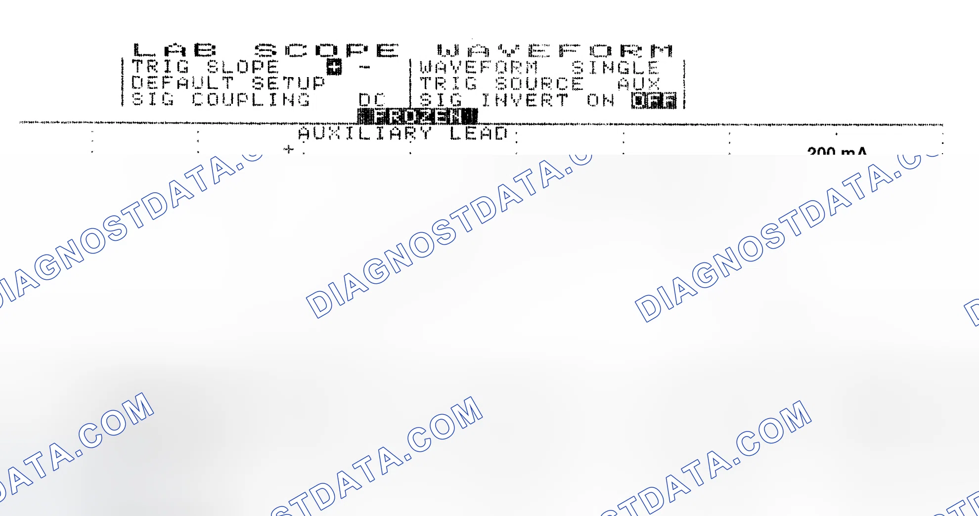 Scheme 13: Single Injector w/Normal Current Flow - Current Pattern
