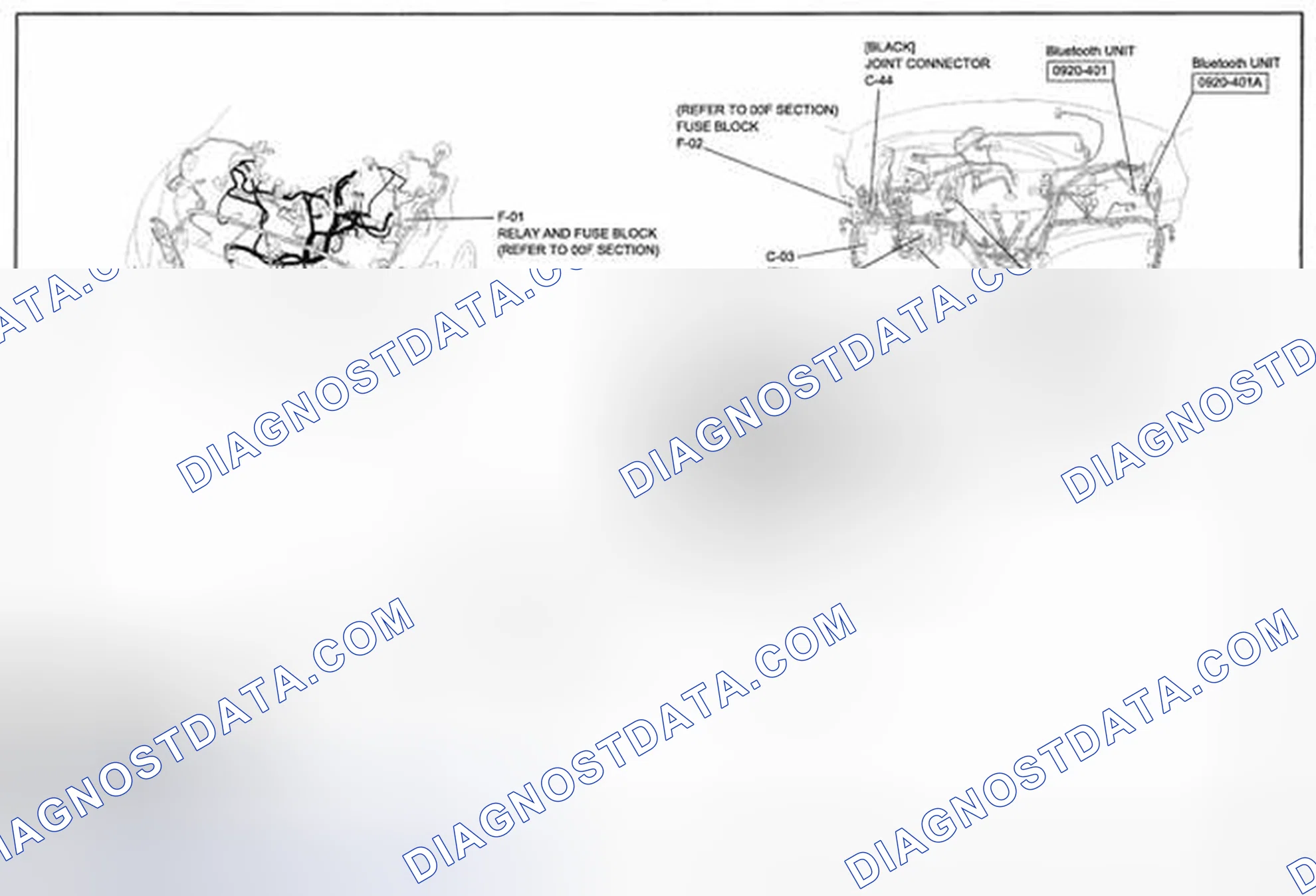 Scheme 370: Bluetooth System (Hands-Free Telephone System) Wiring Diagram - 0920-4a (2 Of 2)
