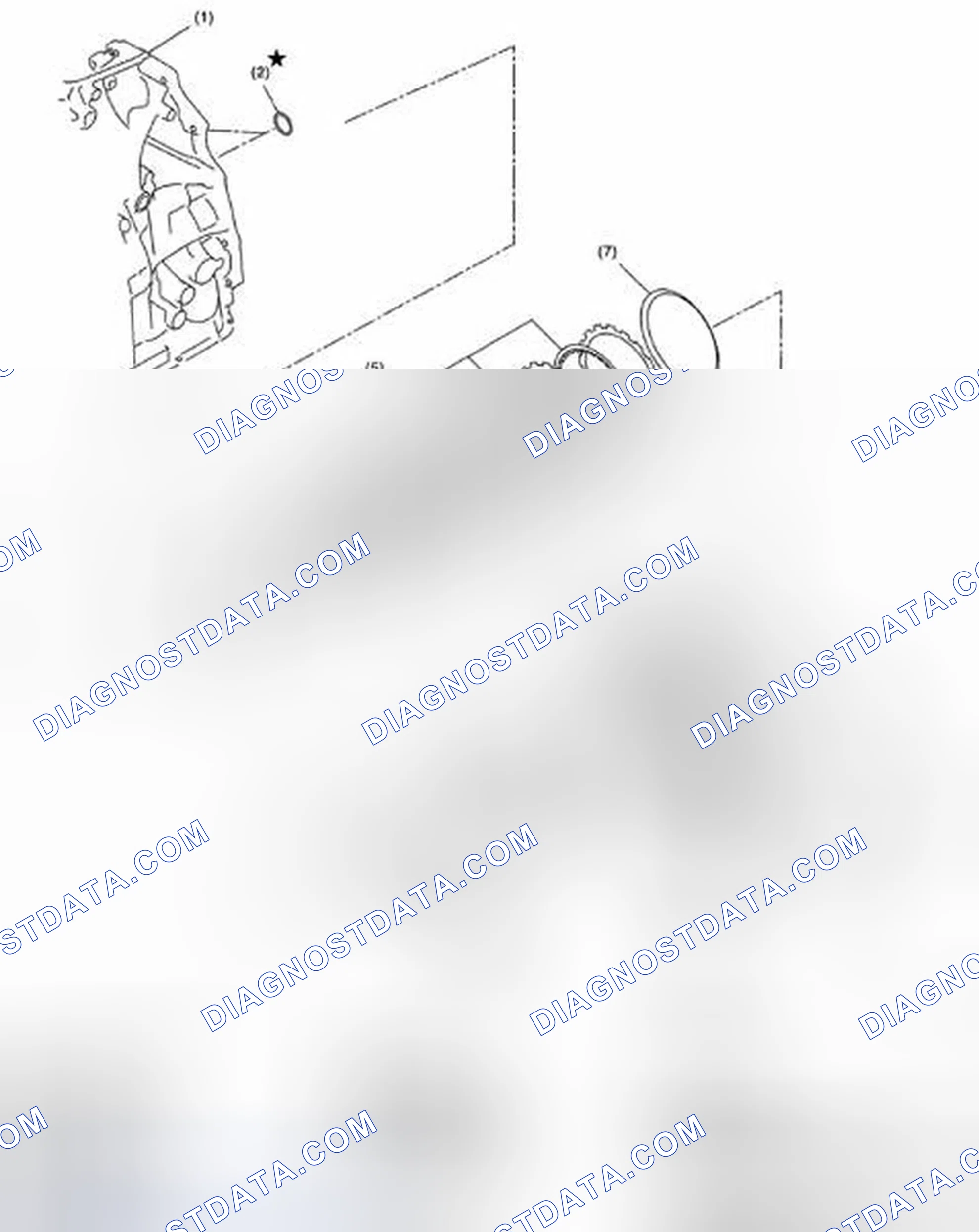 Scheme 560: REVERSE BRAKE ASSEMBLY AND INTERMEDIATE CASE