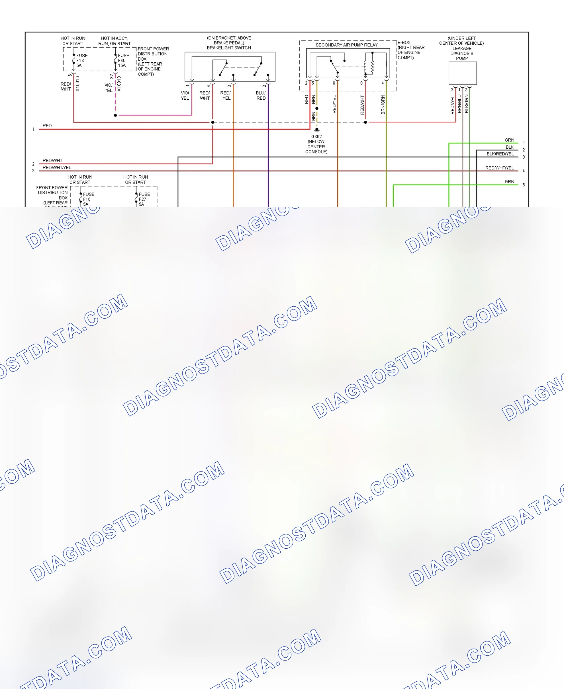 Scheme 6: Wiring Diagram (Z3 3.2L - 3 Of 4)