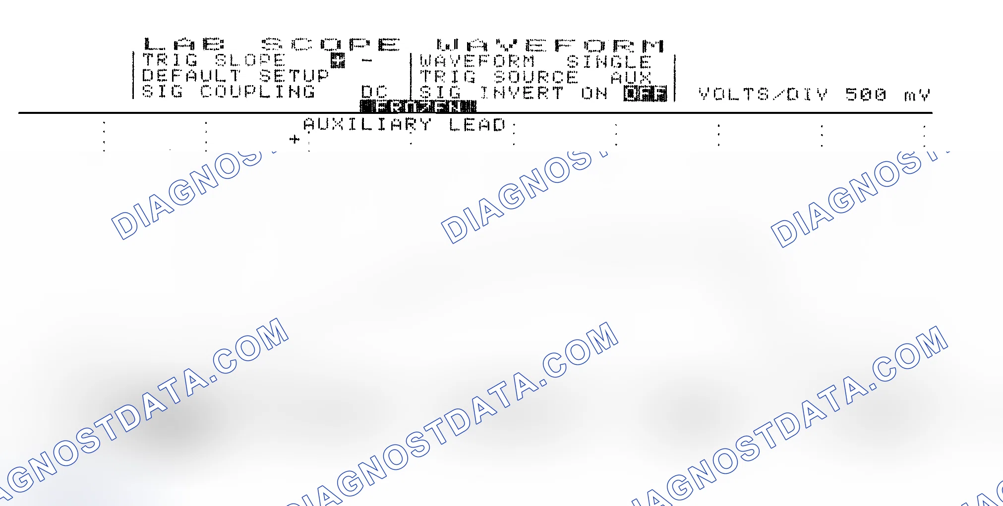 Scheme 14: Single Injector w/Excessive Current Flow - Current Pattern