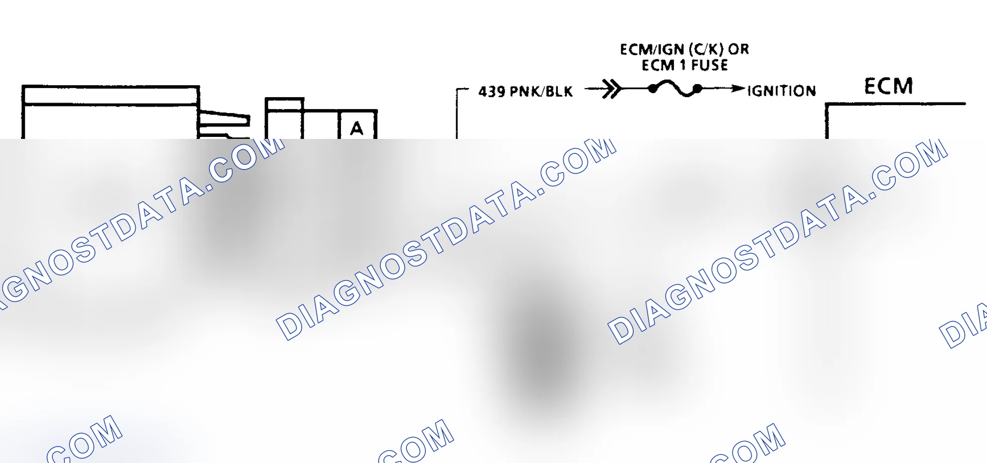 Scheme 128: Code 43 Schematic (All Except 3.1L, 4.3L Turbo & Models W/4L80-E Transmission) Electronic Spark Control