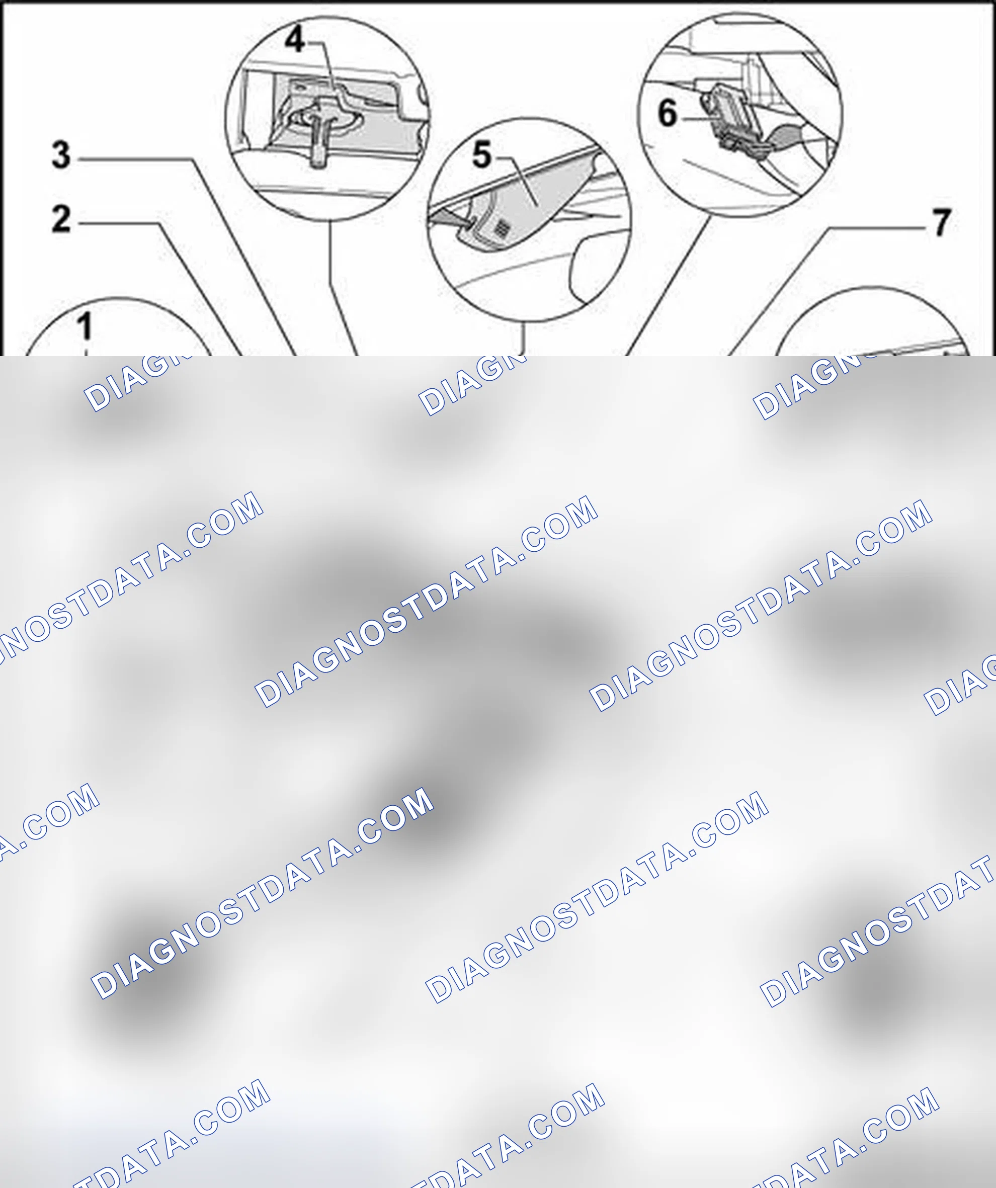 Scheme 63: Components located in passenger compartment