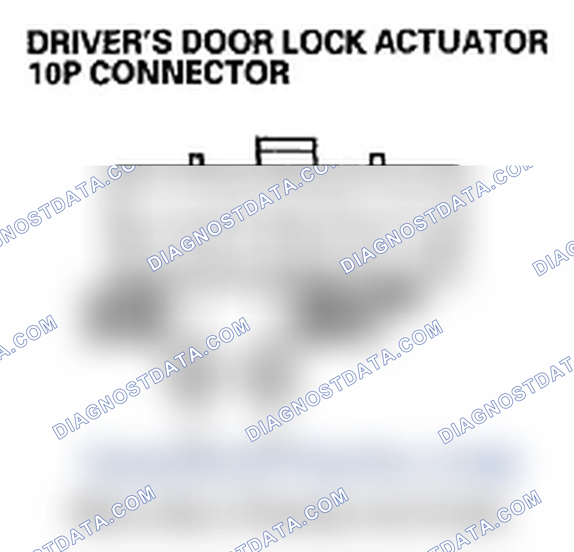 Scheme 115: DTC B2181: Driver's Door Lock Knob Switch LOCK/UNLOCK Signal Error