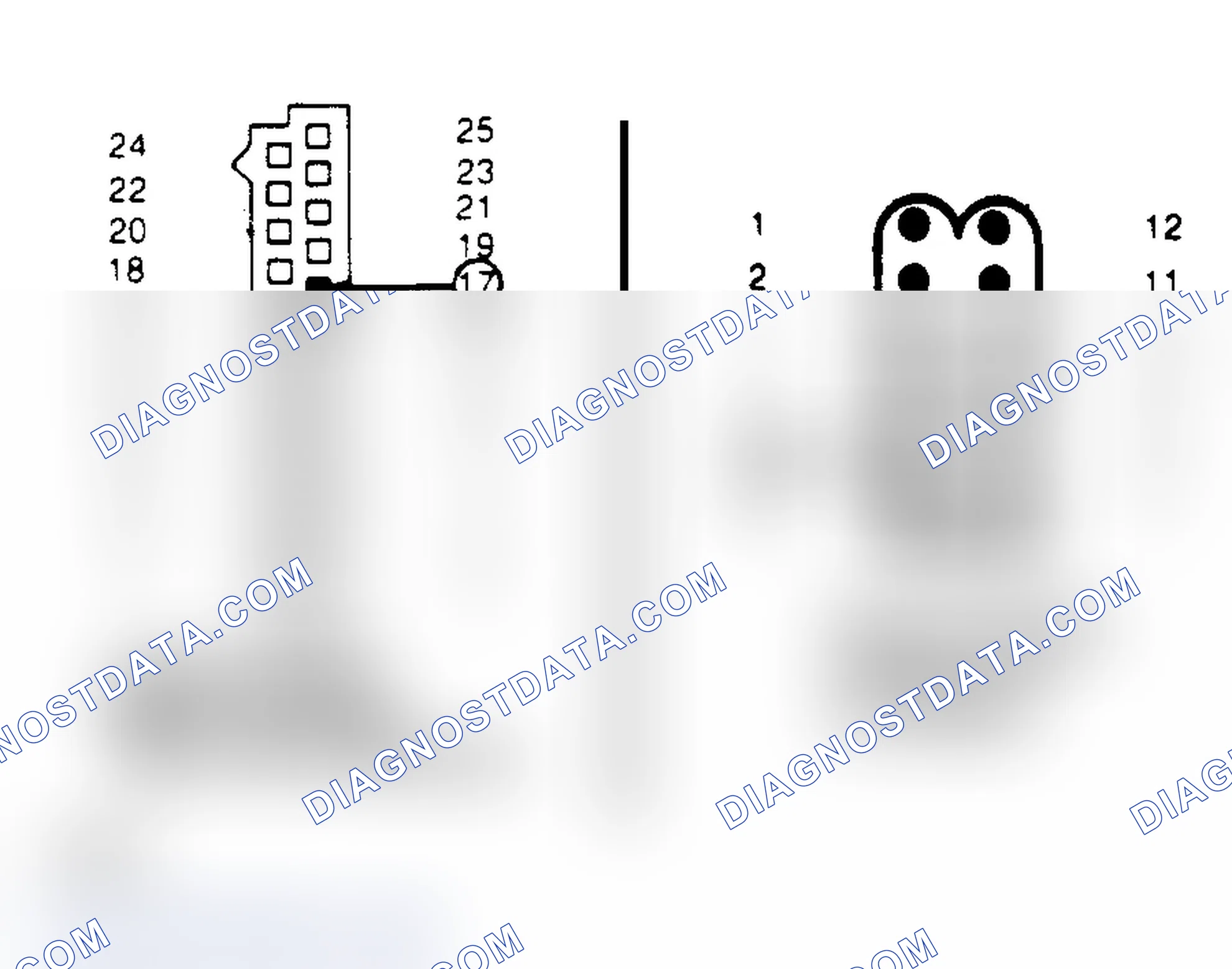 Scheme 139: Logic Module Red Connector View From Wire End & Power Module 12-Wire Pin Connector