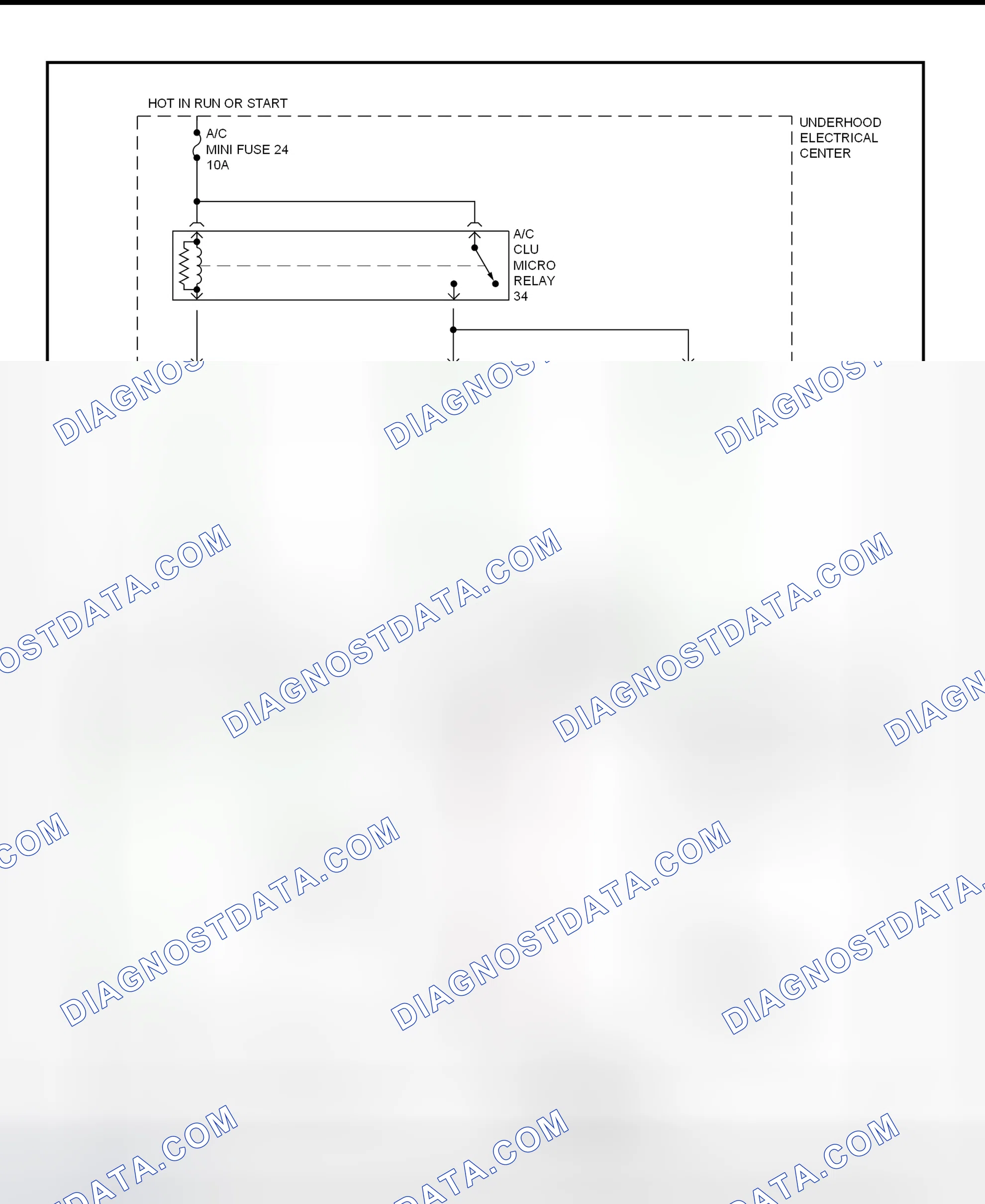 Scheme 11: A/C Compressor Clutch Control Circuit Wiring Diagram (Corvette)