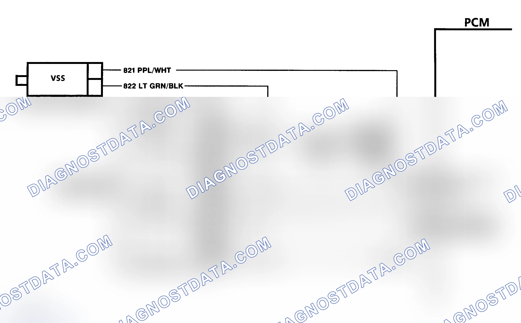 Scheme 58: Code 24 Schematic ("C" & "K" Series) VSS Transmission Output Signal