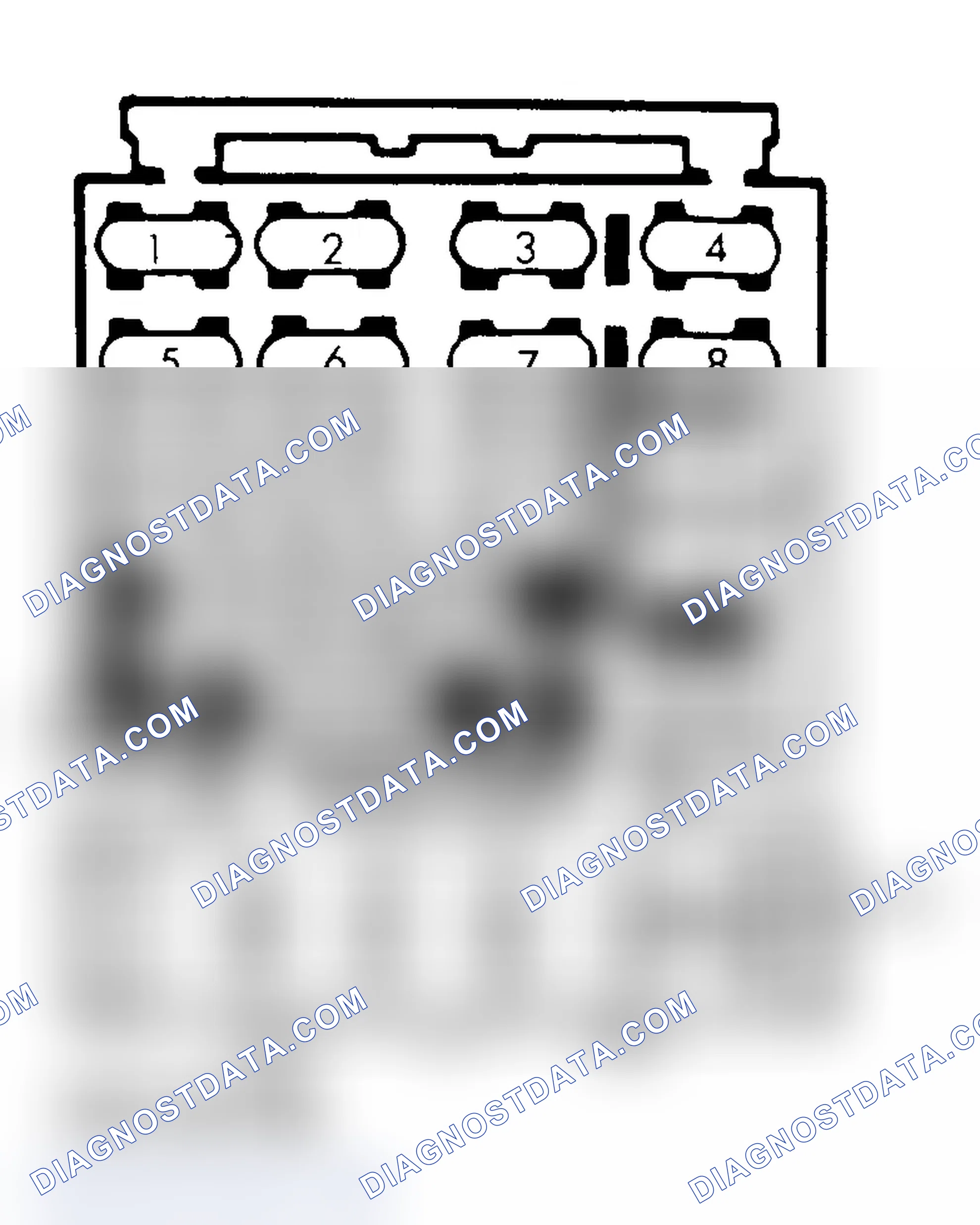Scheme 8: FUSE PANEL IDENTIFICATION (1990-92 CAMARO & FIREBIRD)
