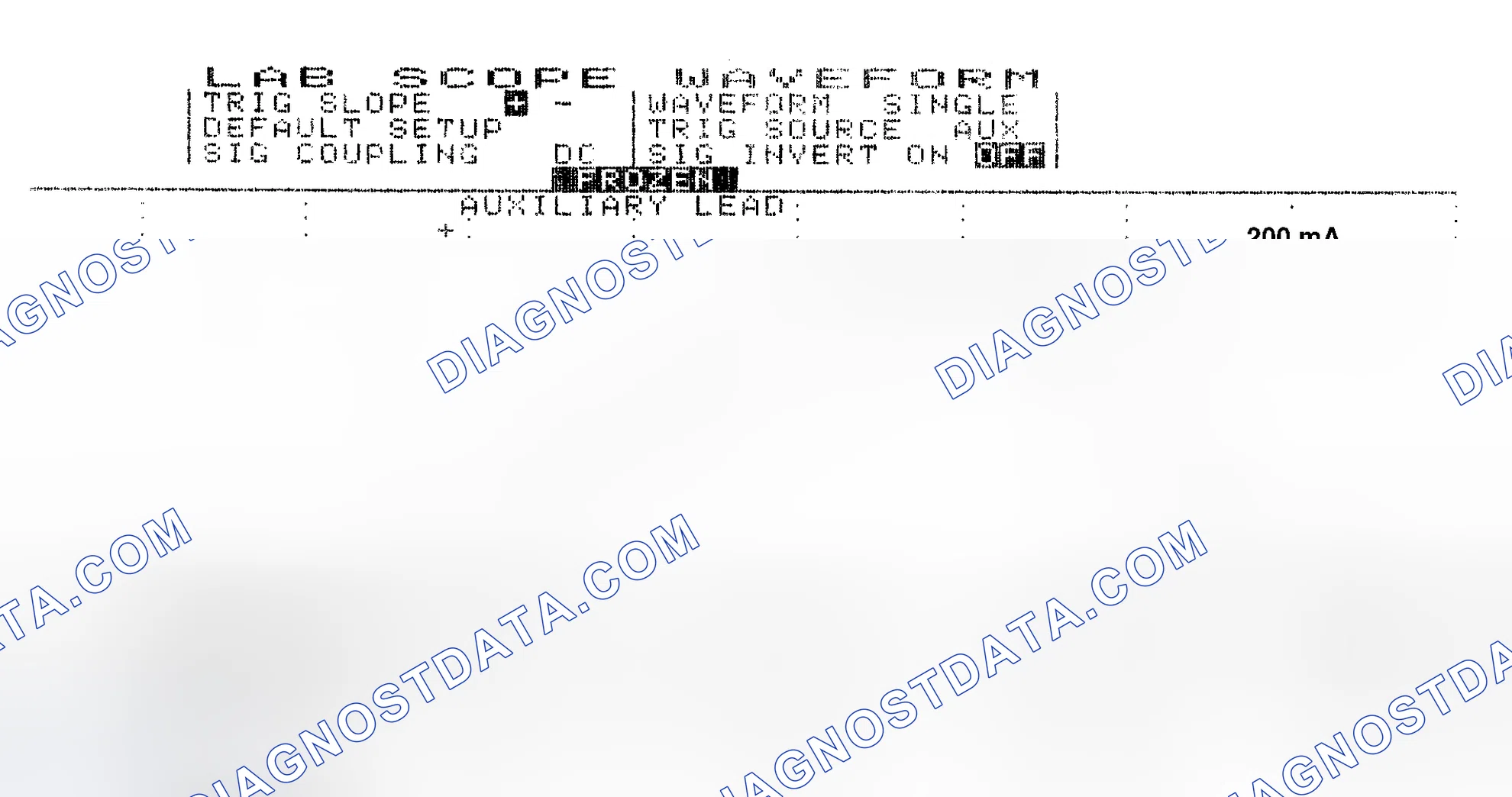 Scheme 13: Single Injector w/Normal Current Flow - Current Pattern