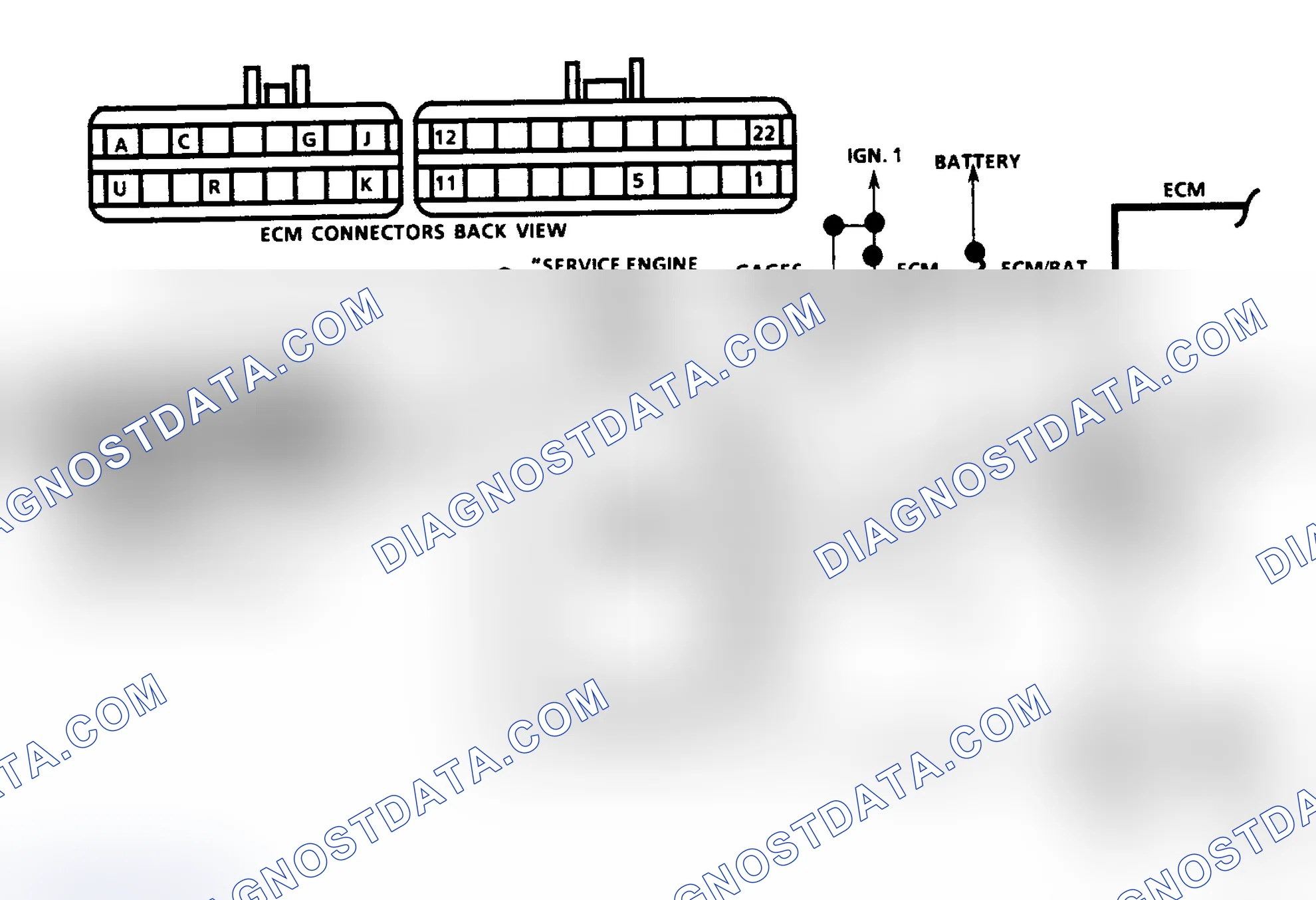 Scheme 84: Chart A5, "CHECK ENGINE" Light Inoperative - Ckt Diagram