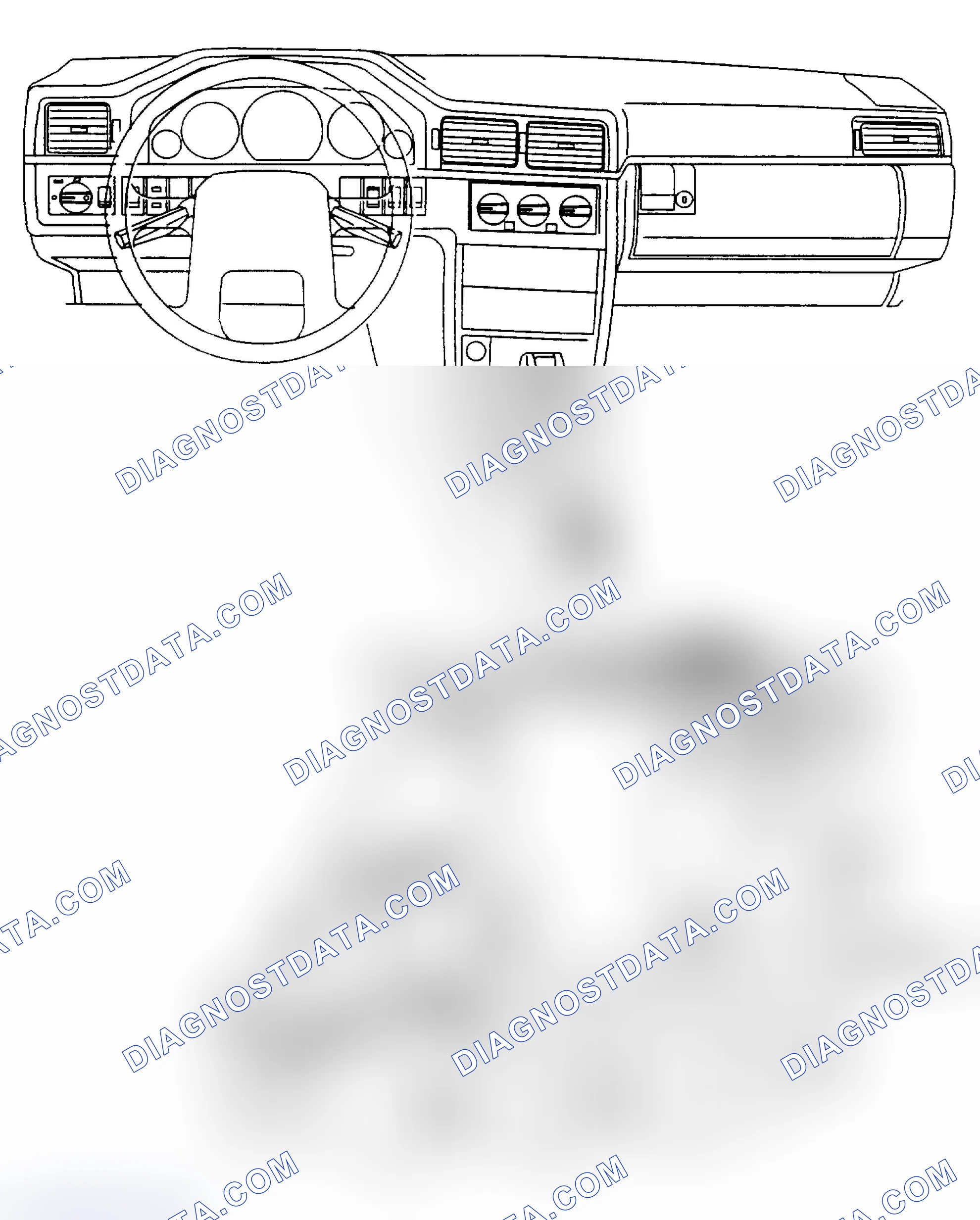 Scheme 13: INTERIOR RELAY PANEL IDENTIFICATION (1992-94)