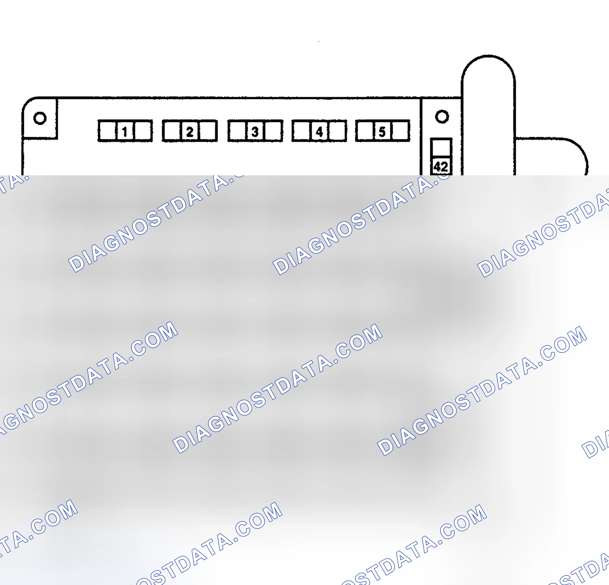 Scheme 4: INTERIOR FUSE PANEL IDENTIFICATION (E-SERIES) - 1997-99